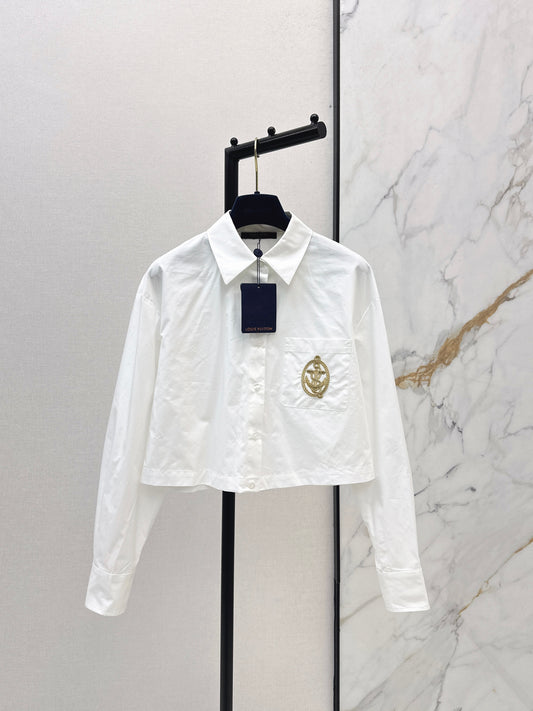 26SS NEW logo embroidered decorative shirt