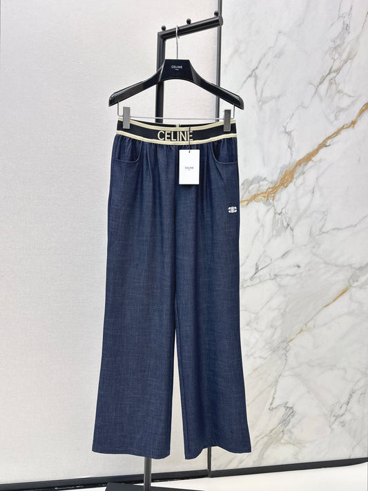 26SS NEW Tencel imitation denim straight pants