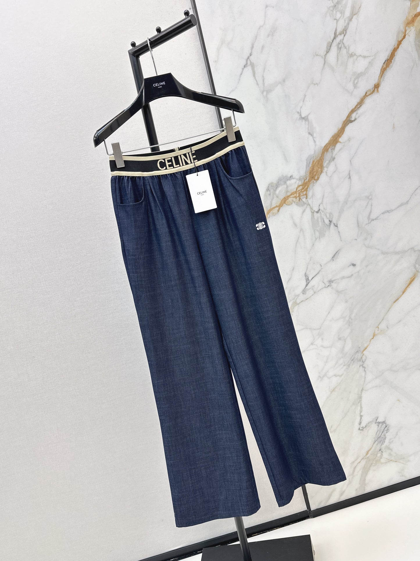 26SS NEW Tencel imitation denim straight pants