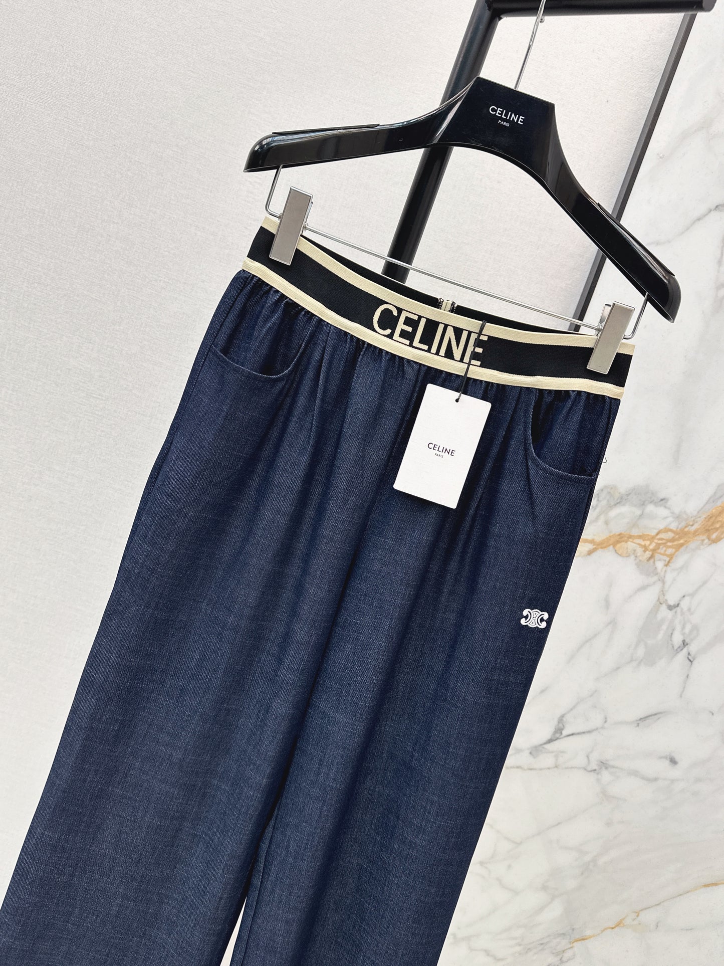 26SS NEW Tencel imitation denim straight pants