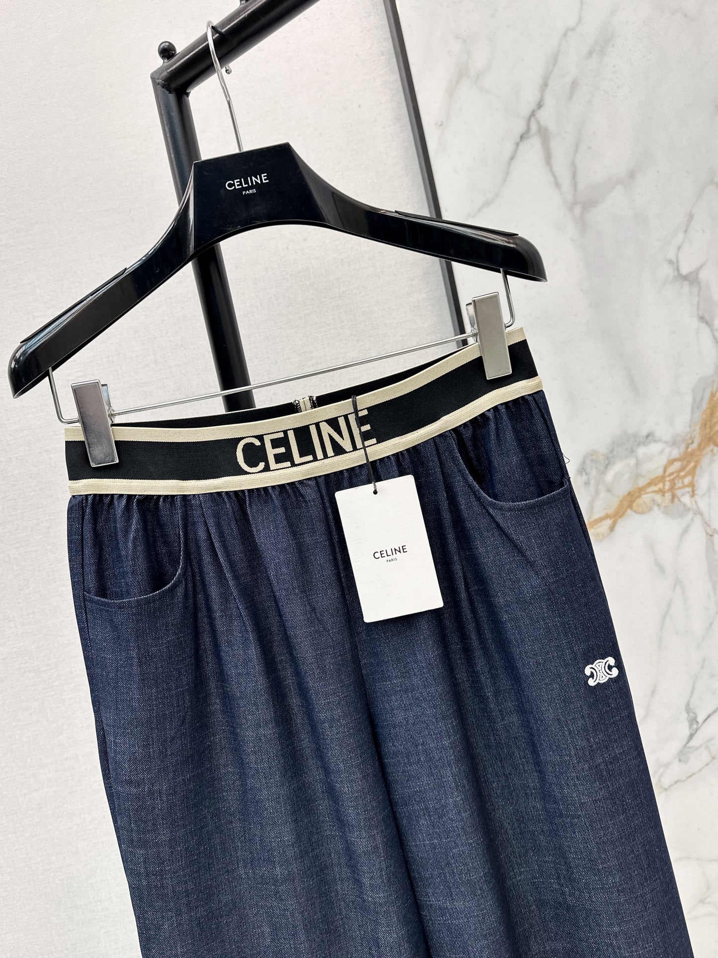 26SS NEW Tencel imitation denim straight pants