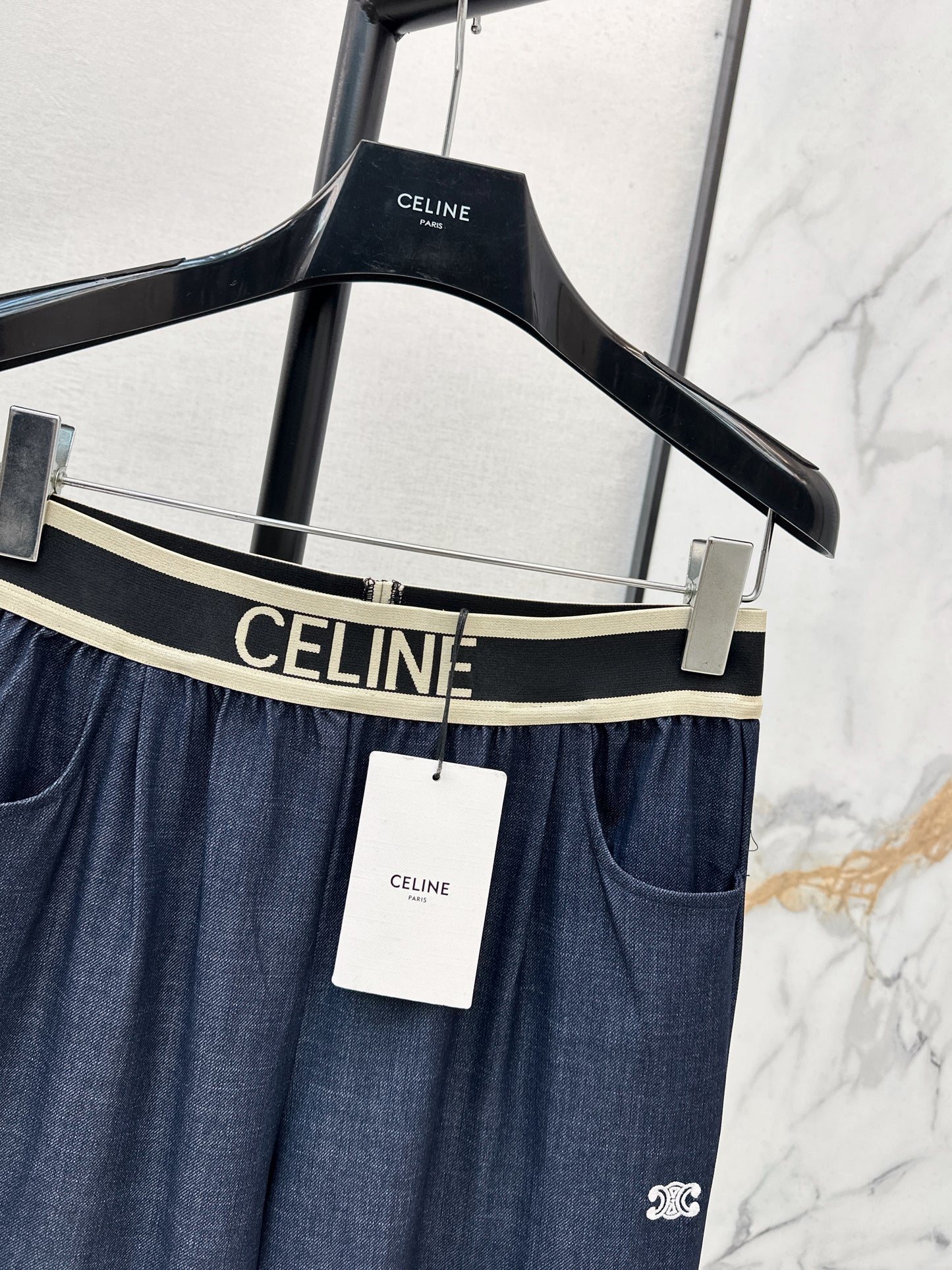 26SS NEW Tencel imitation denim straight pants
