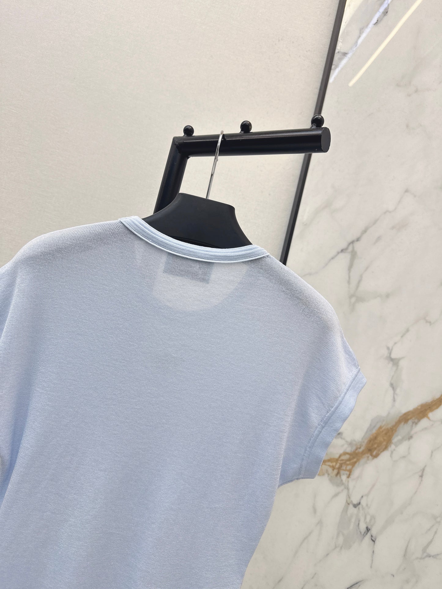 26SS NEW triangle logo slim fit T-shirt
