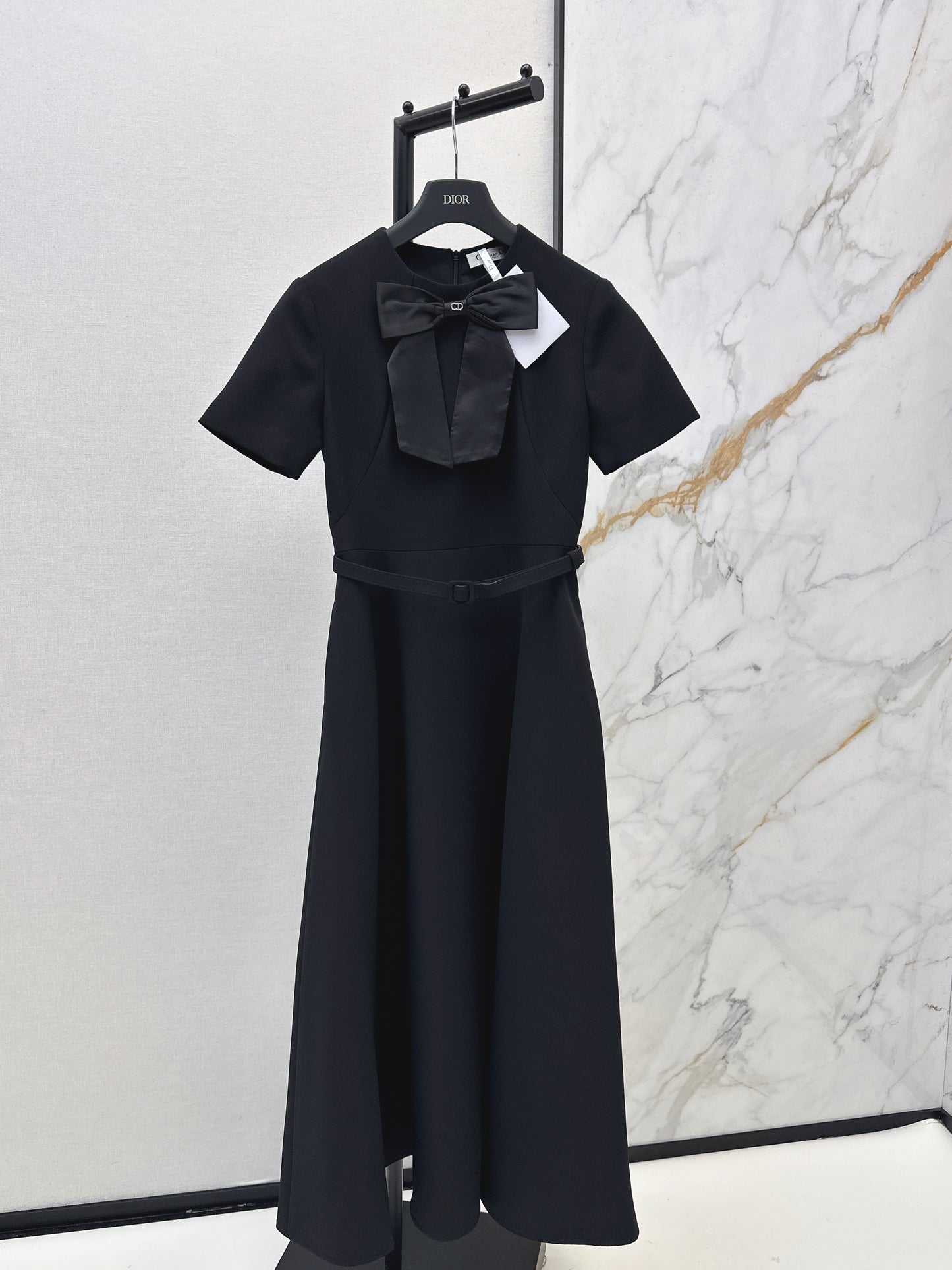 26SS NEW Bow embellished long dress
