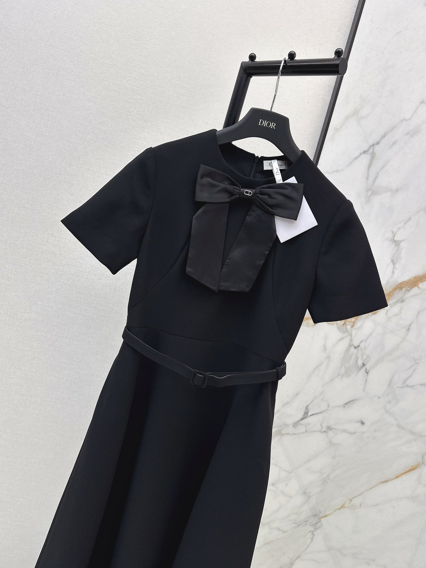 26SS NEW Bow embellished long dress
