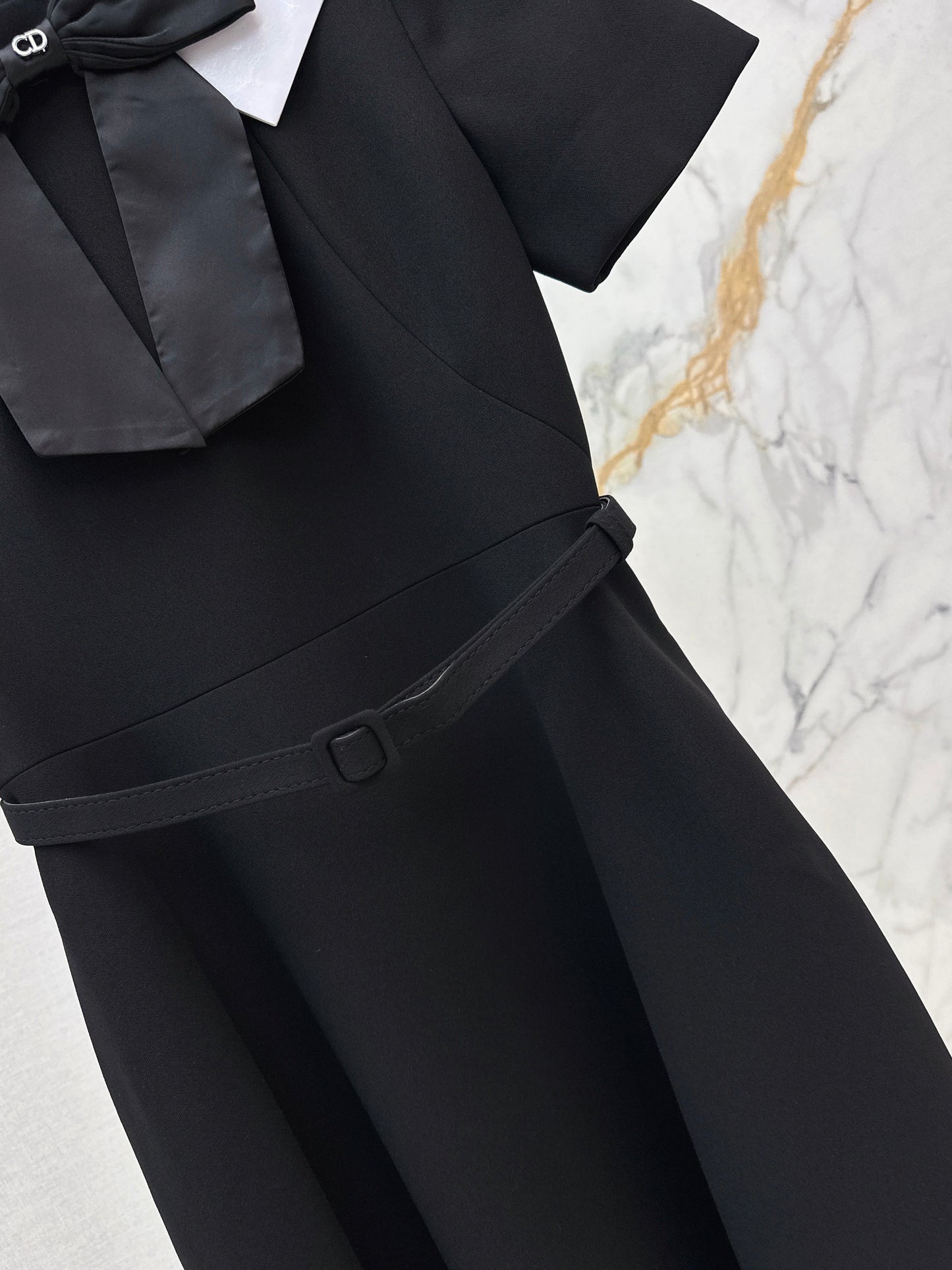 26SS NEW Bow embellished long dress