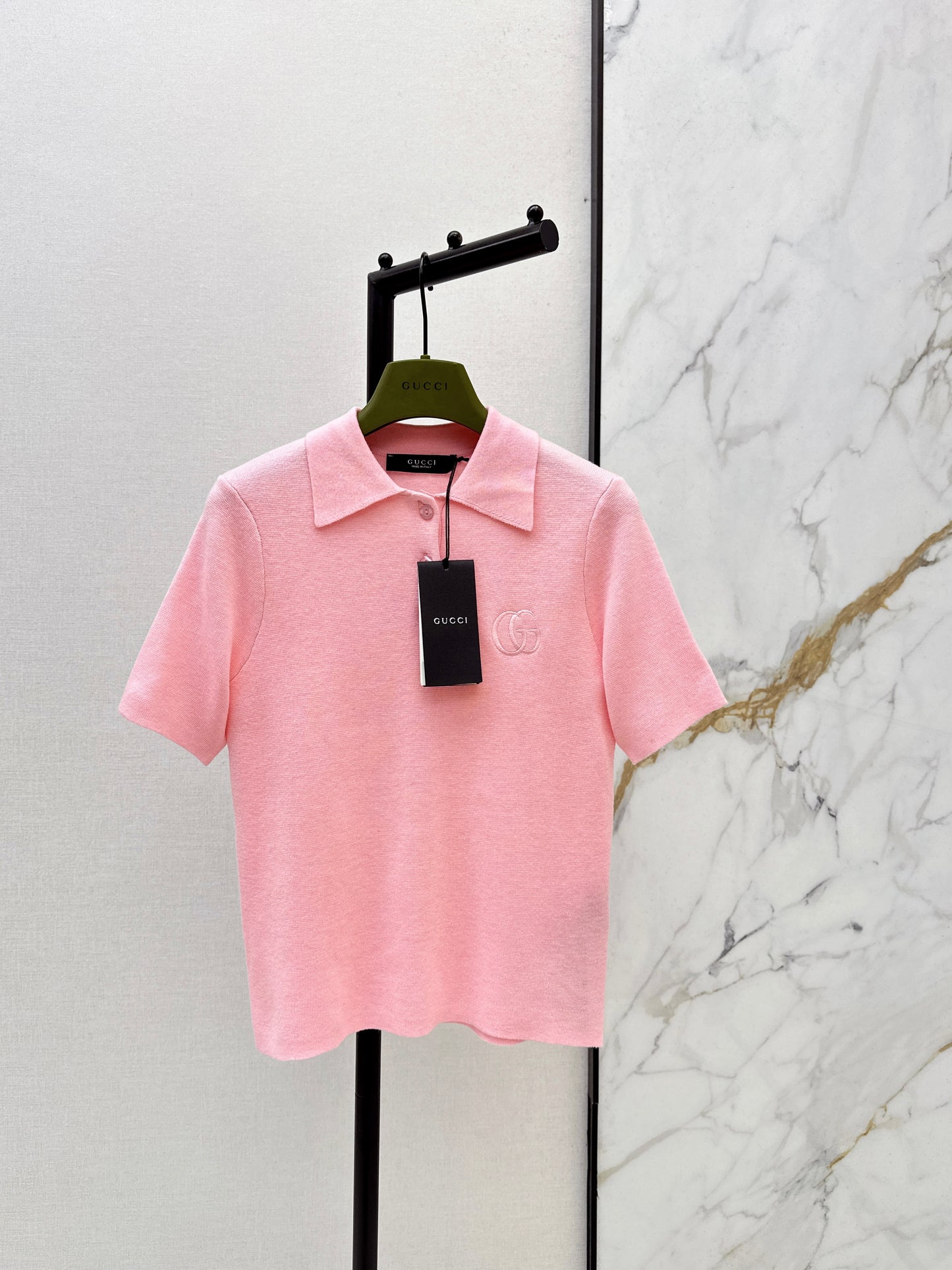 26SS NEUER Polo-Pullover, bestickter Pullover