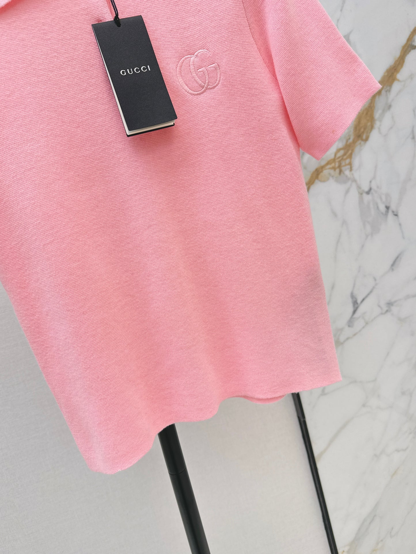 26SS NEUER Polo-Pullover, bestickter Pullover