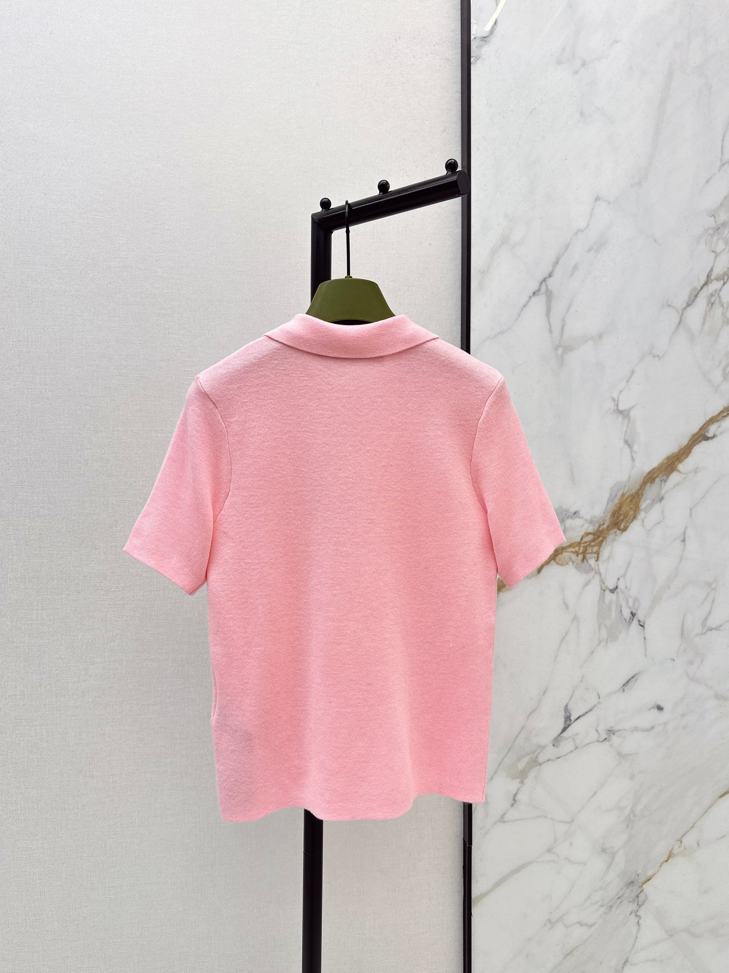 26SS NEUER Polo-Pullover, bestickter Pullover