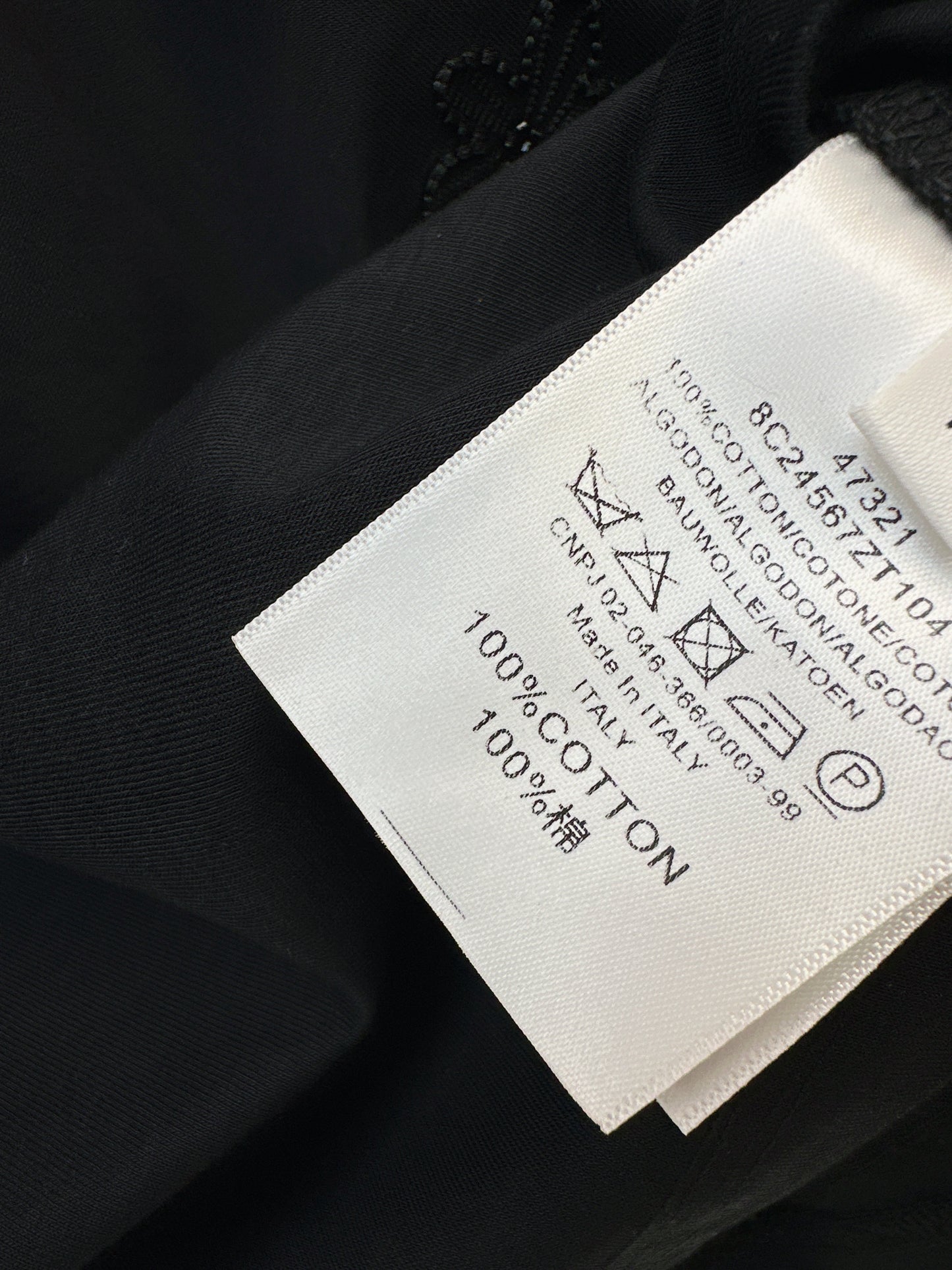 26SS NEUES Besticktes Perlen-T-Shirt mit kurzen Ärmeln