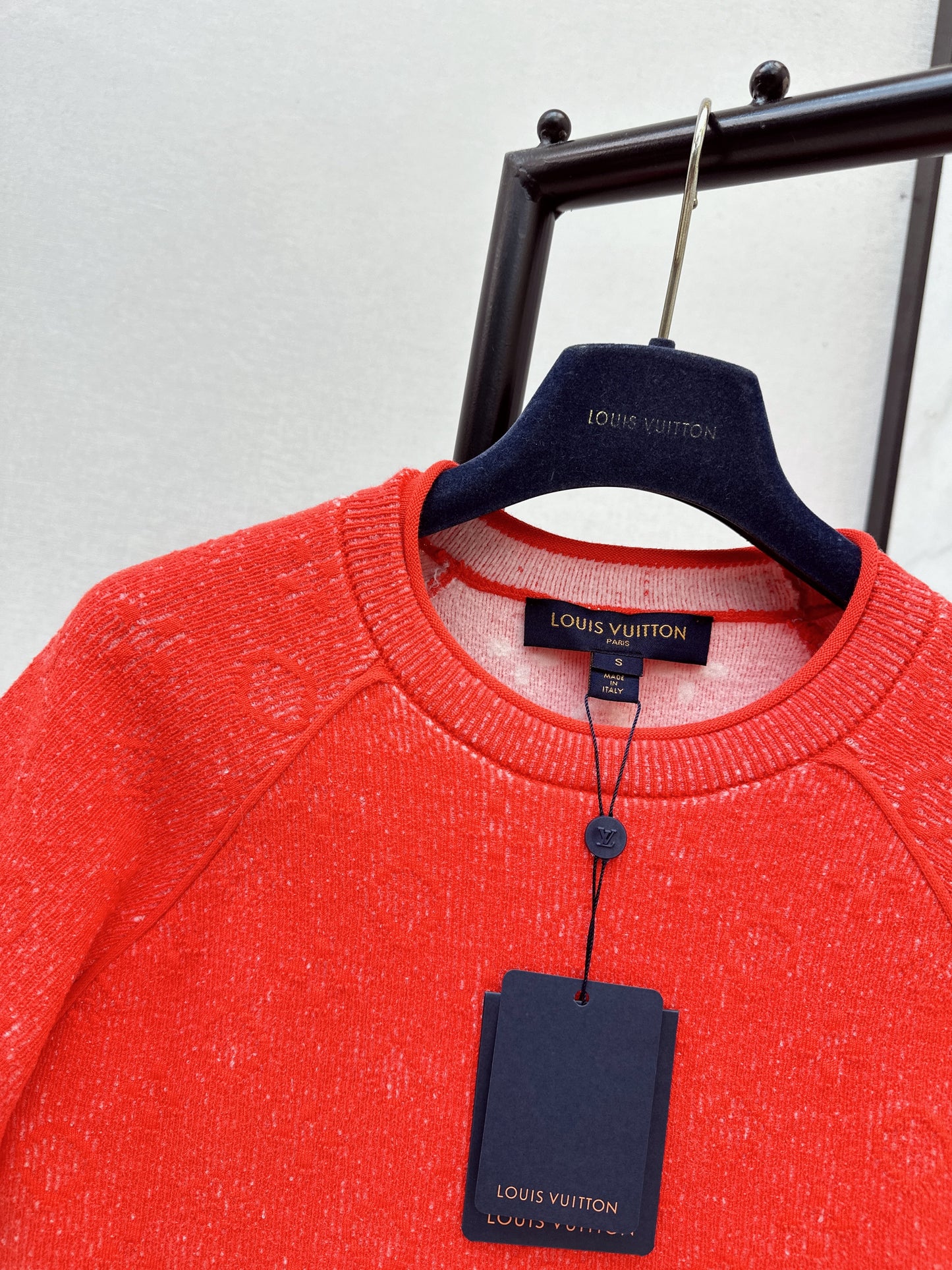 26SS NEUER MONOGRAM Doppelstrick Logo Kurzarmpullover
