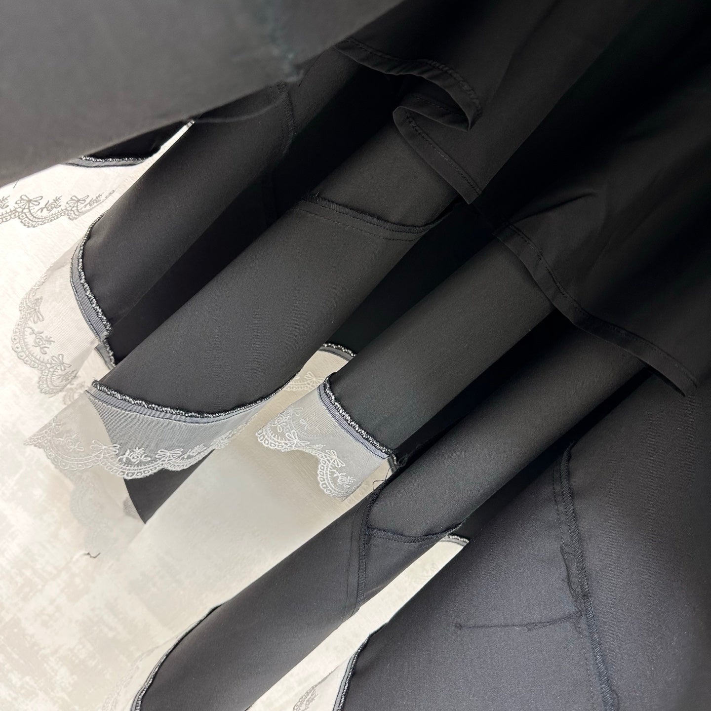 26SS NEW Customized material irregular splicing skirt