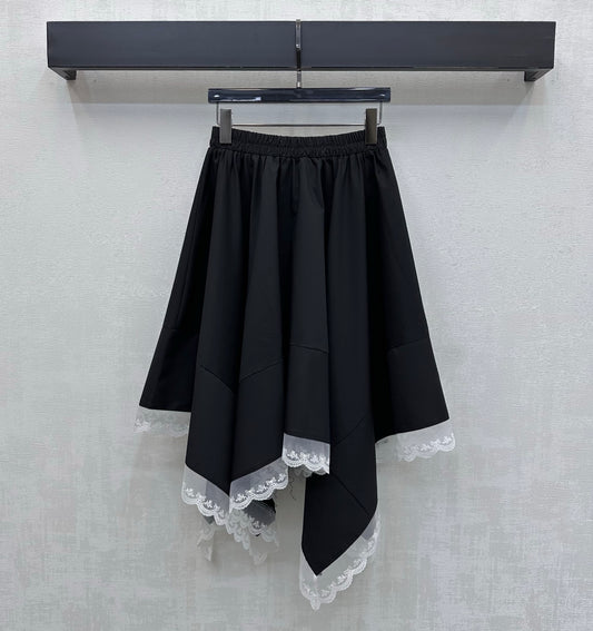 26SS NEW Customized material irregular splicing skirt