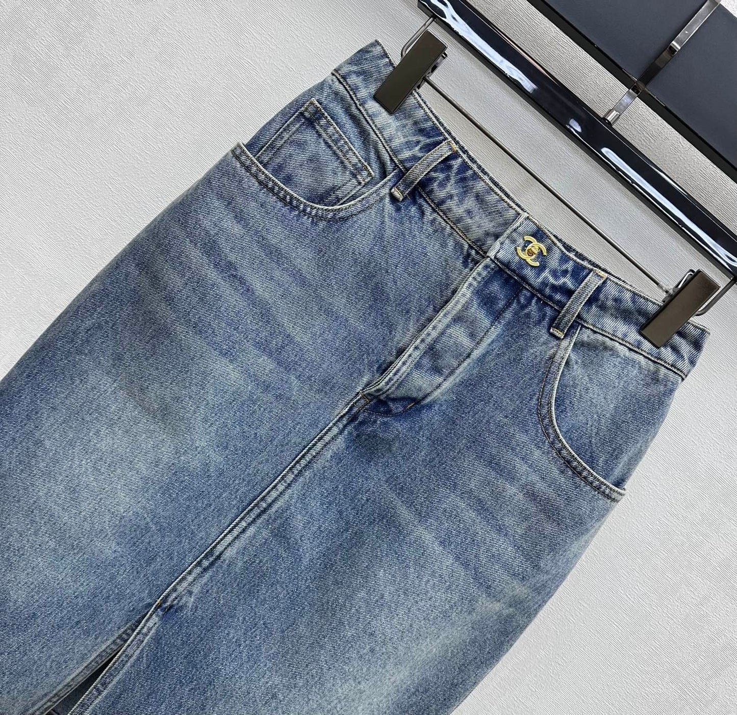 26SS NEW patchwork denim skirt