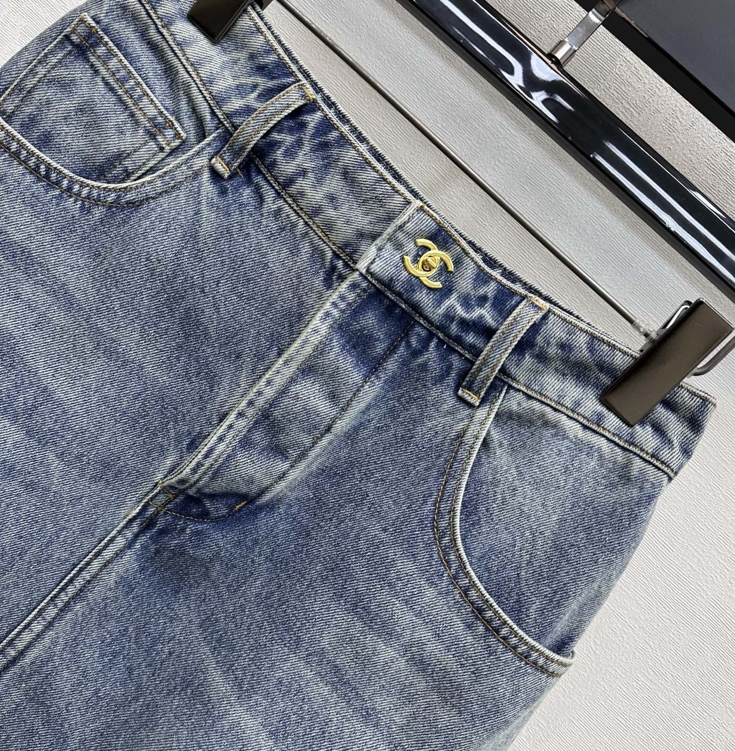 26SS NEW patchwork denim skirt