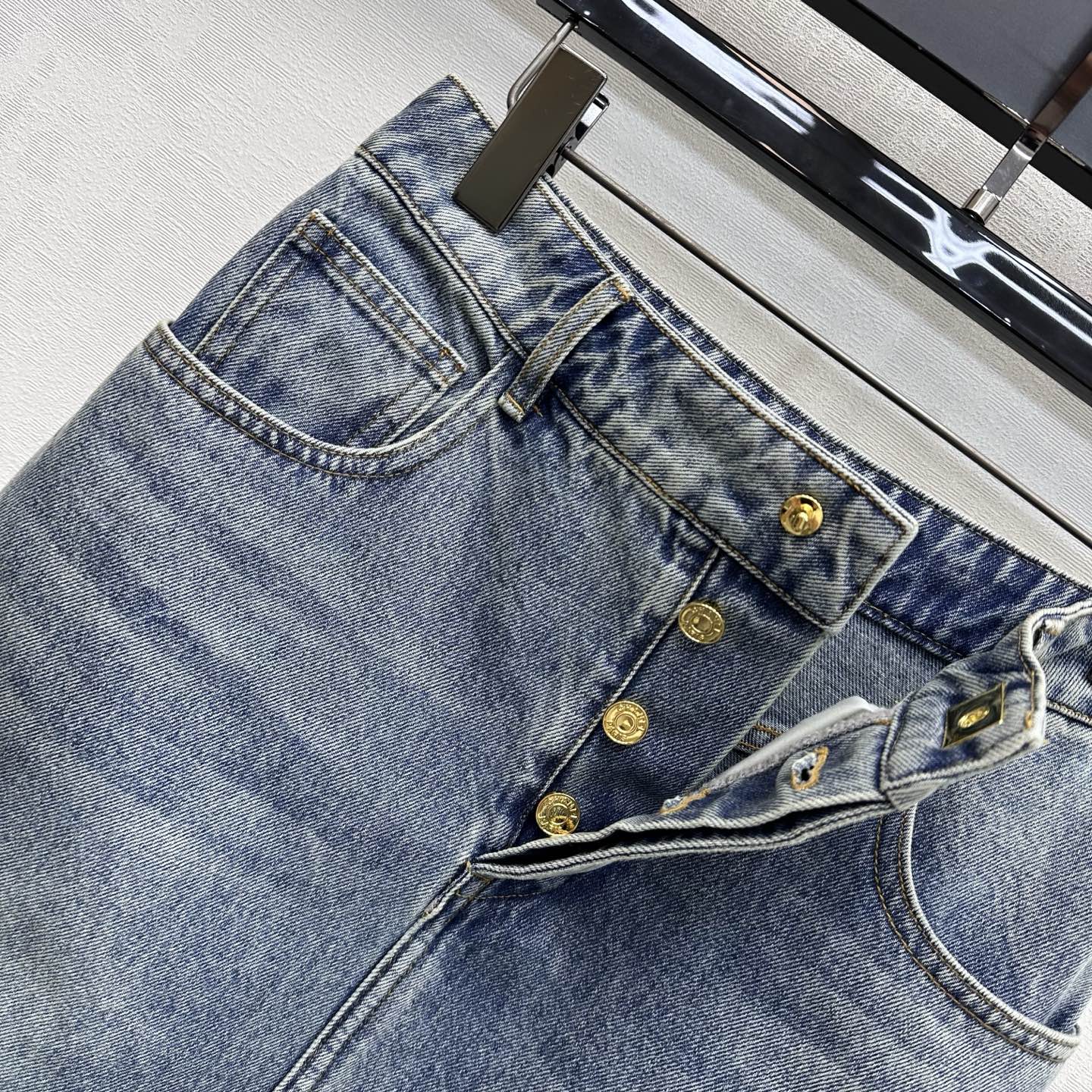 26SS NEW patchwork denim skirt