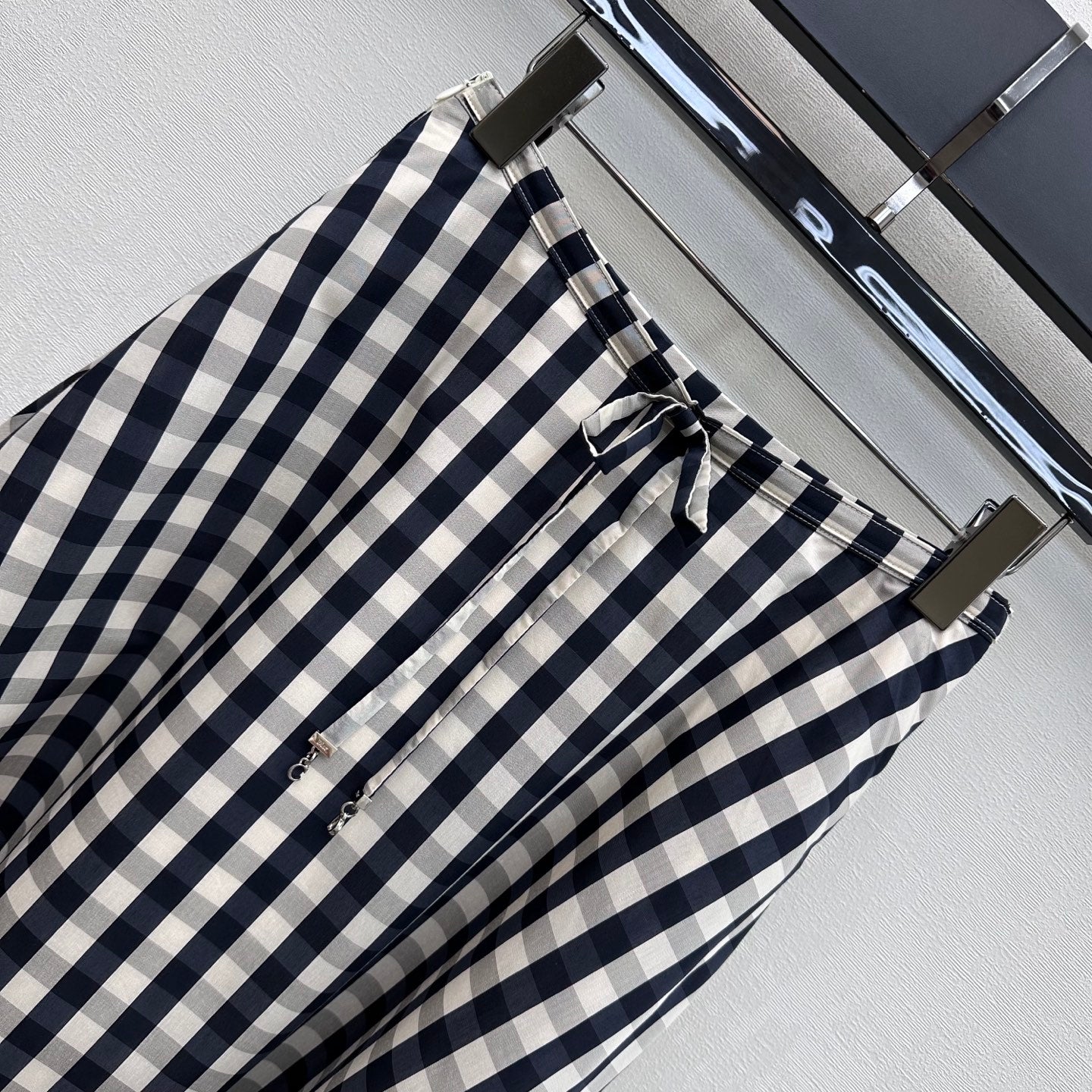26SS NEW Plaid pleated skirt