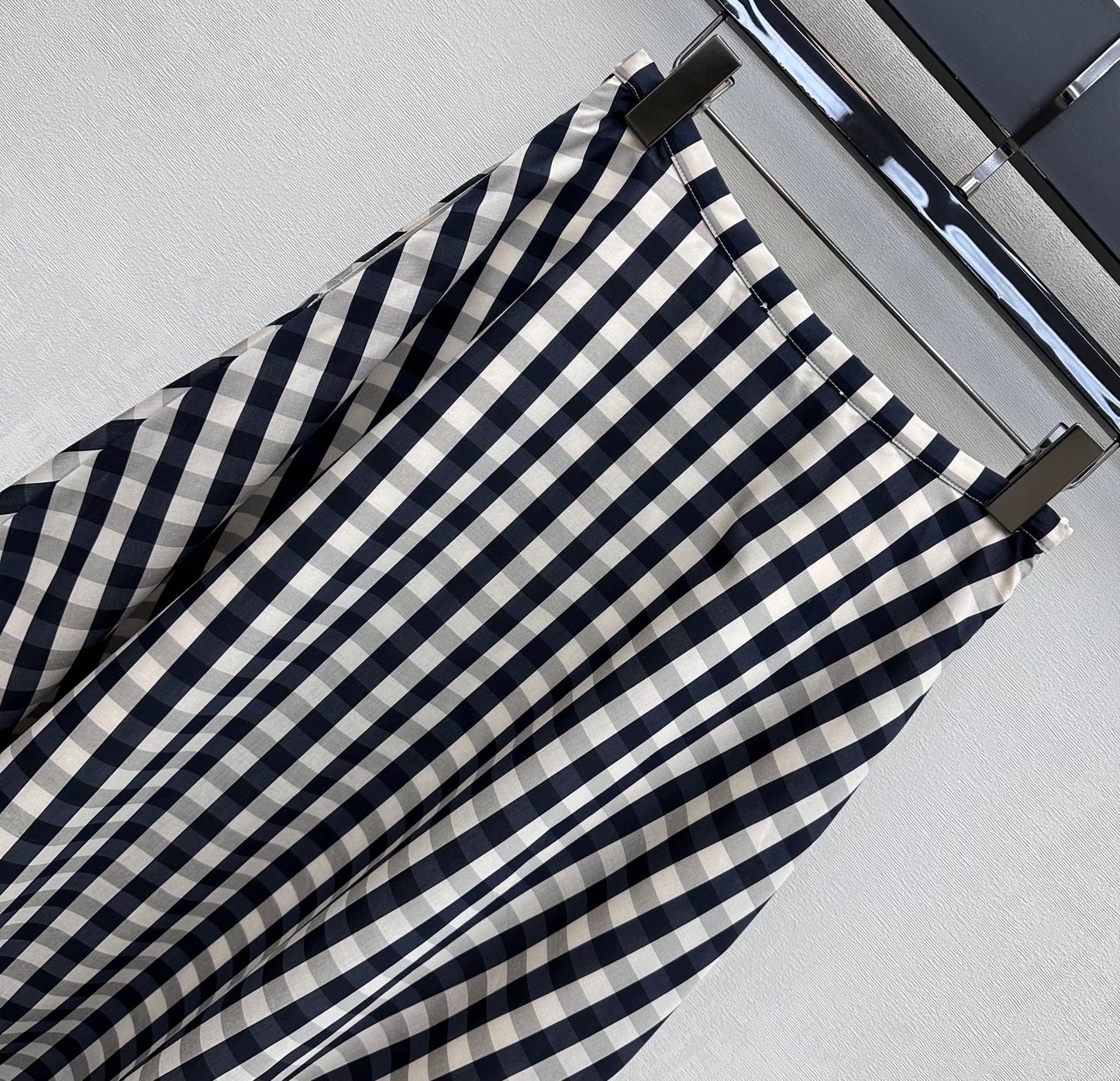 26SS NEW Plaid pleated skirt