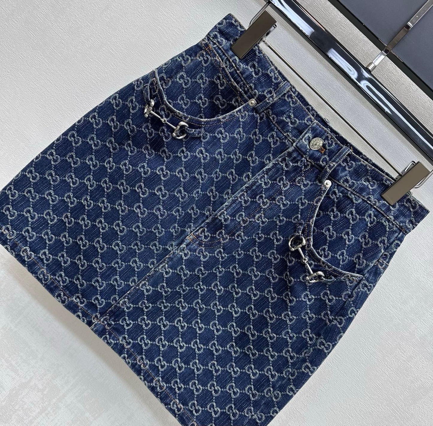 26SS NEW jacquard denim skirt