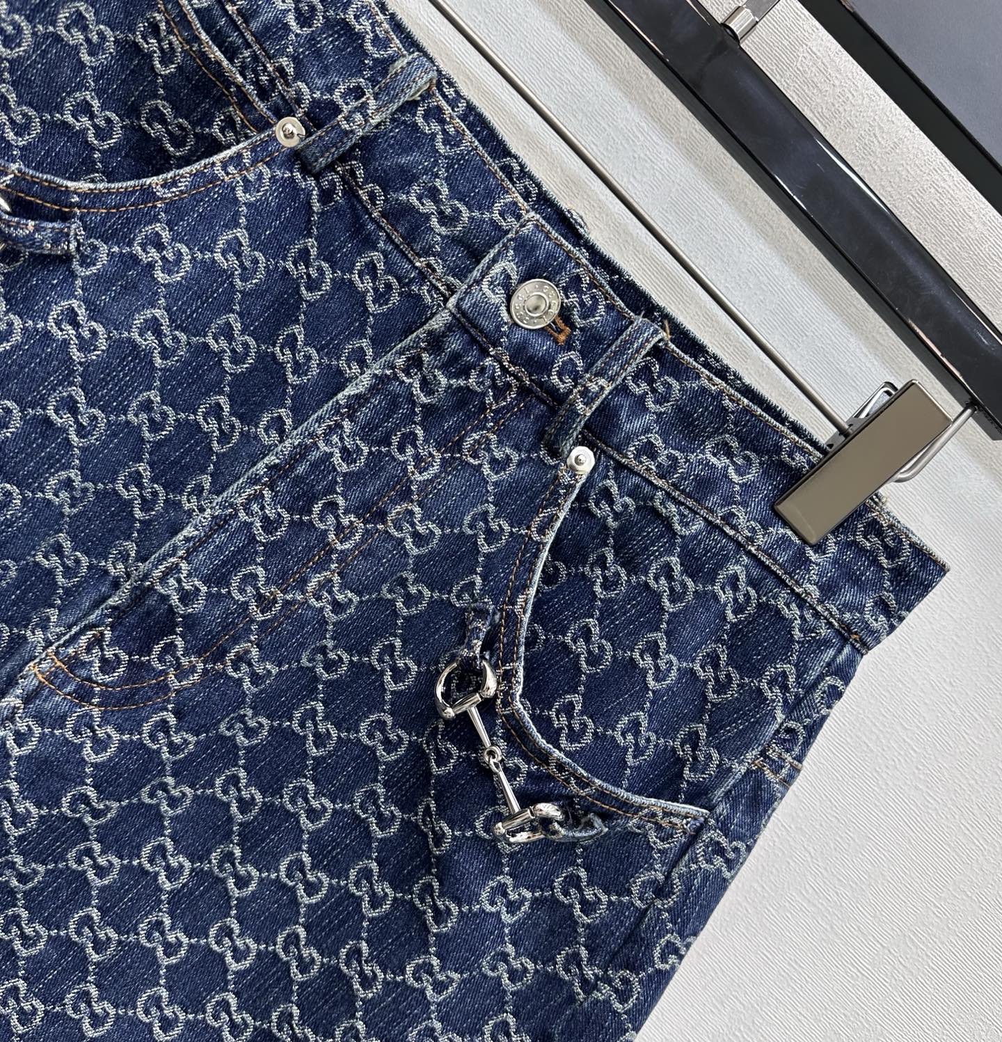 26SS NEW jacquard denim skirt