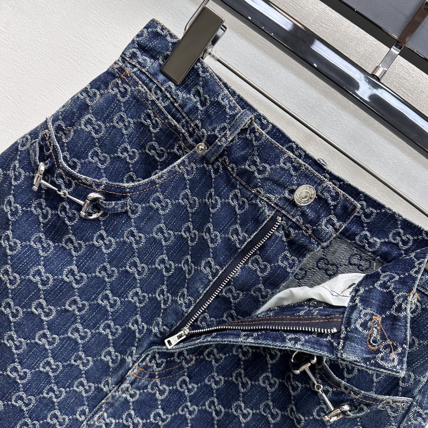 26SS NEW jacquard denim skirt