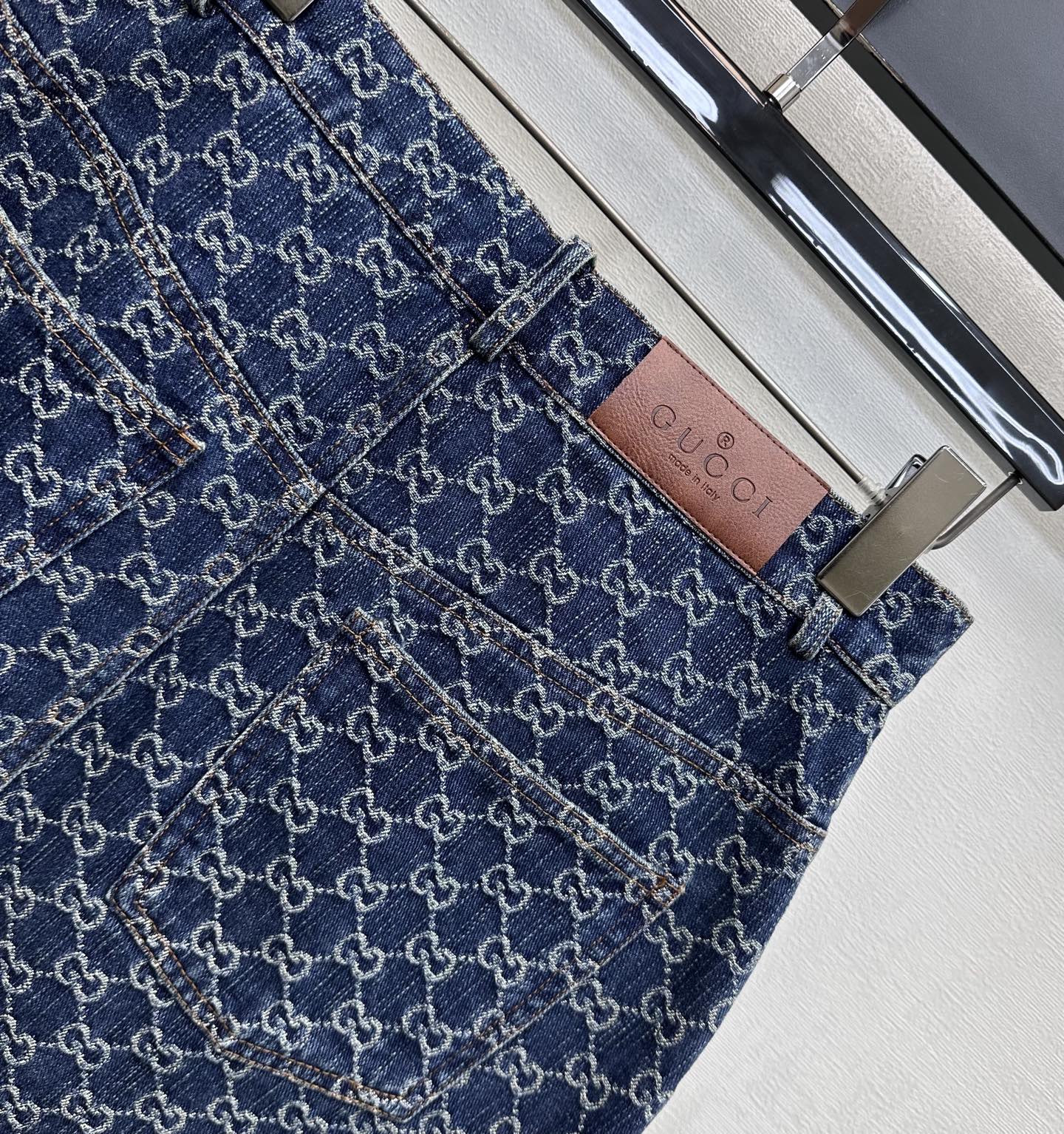26SS NEW jacquard denim skirt