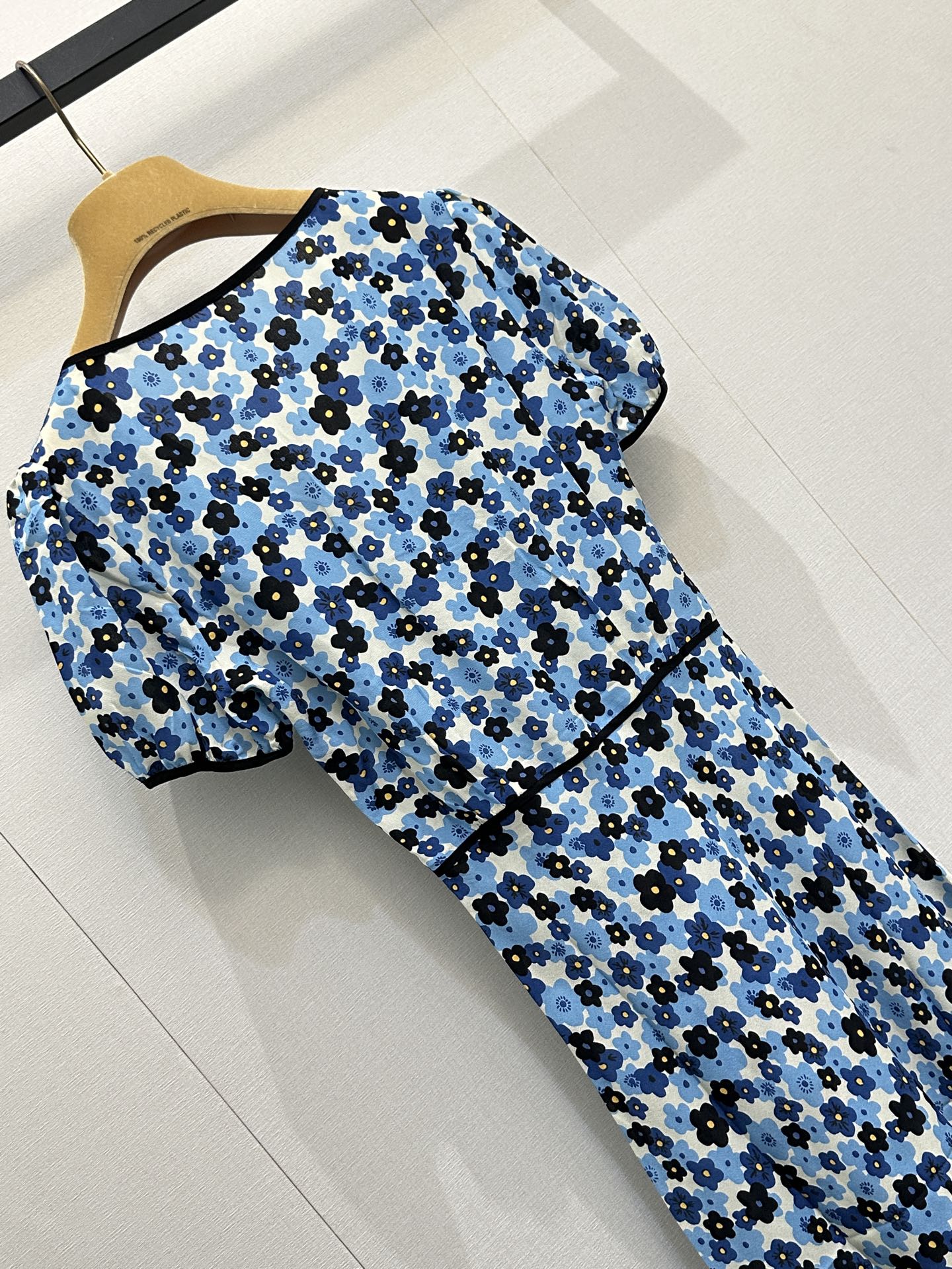 26SS NEW Mulberry silk floral V-neck dress