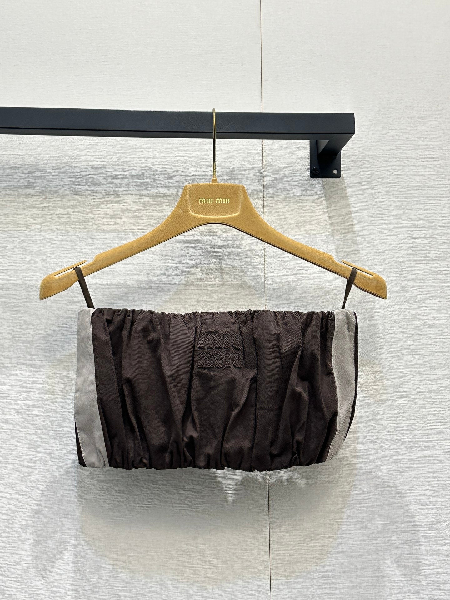 26SS NEW Embroidered logo cashew stretch tube top