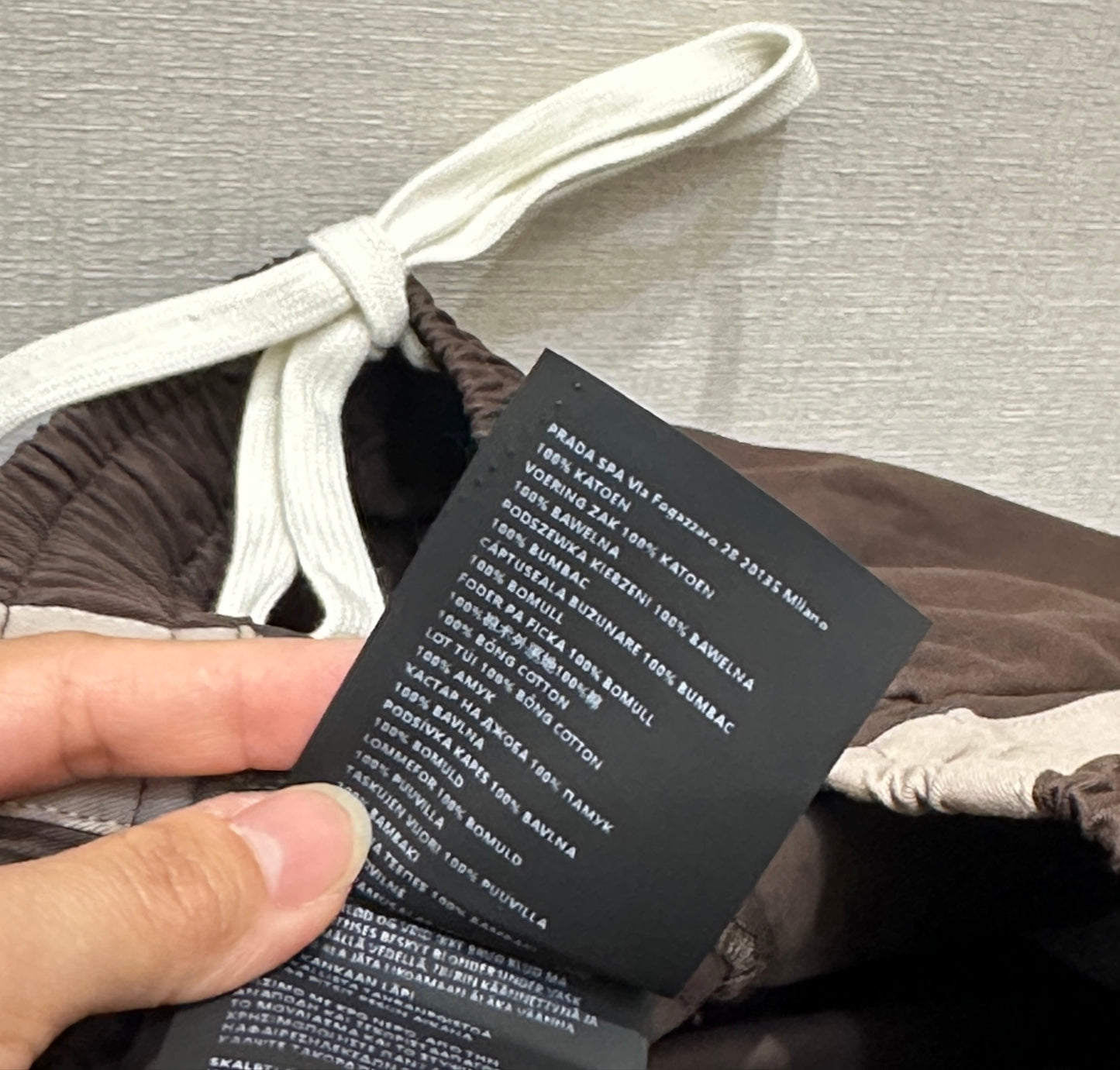 26SS NEW Letter embroidered elastic waist shorts
