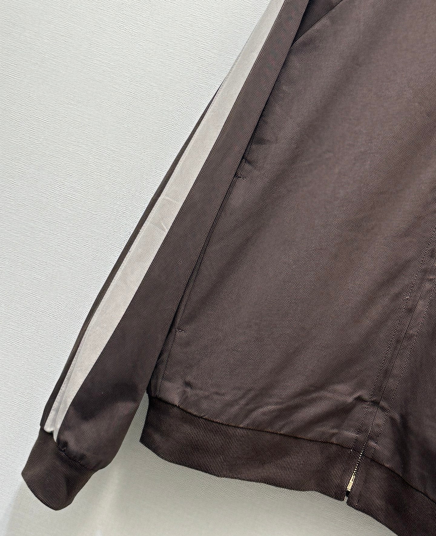 26SS NEW patchwork lettering contrast zipper jacket