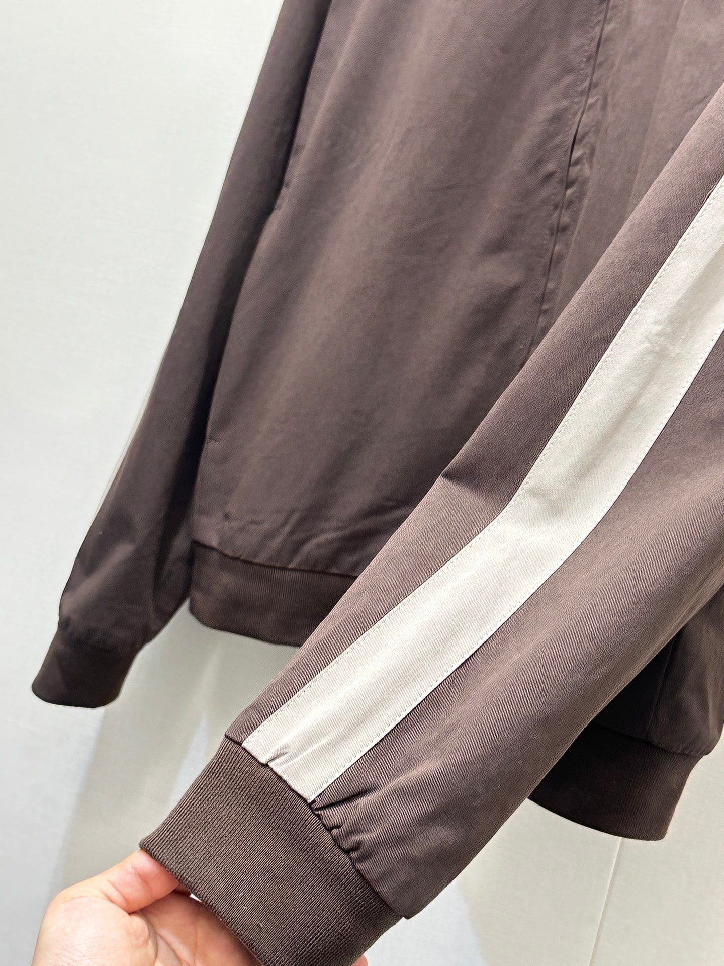 26SS NEW patchwork lettering contrast zipper jacket