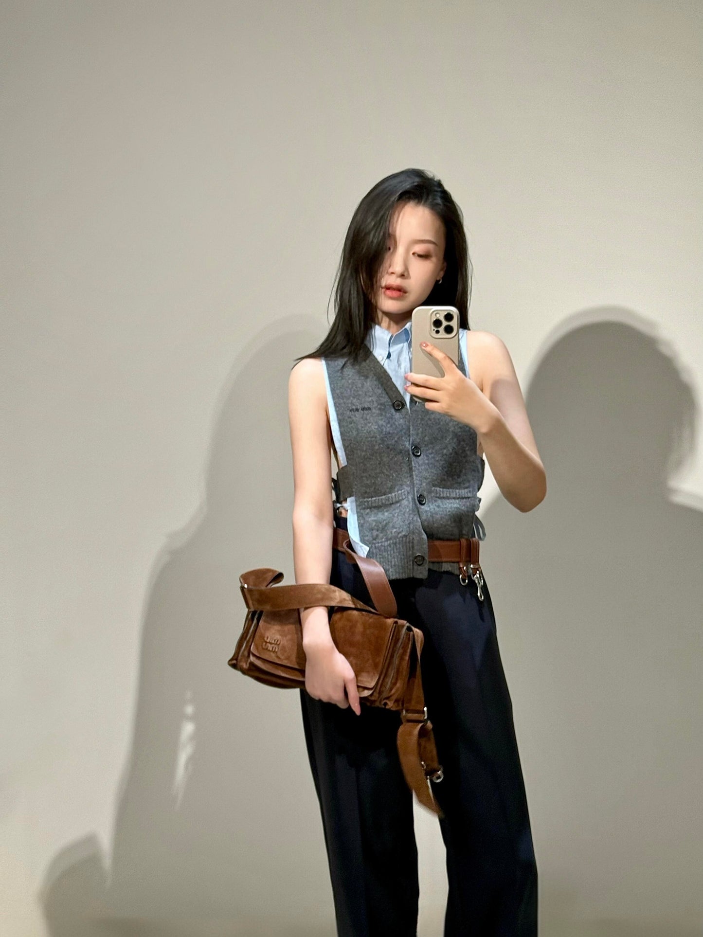 26SS NEW The must-have cashmere vest with concave shape