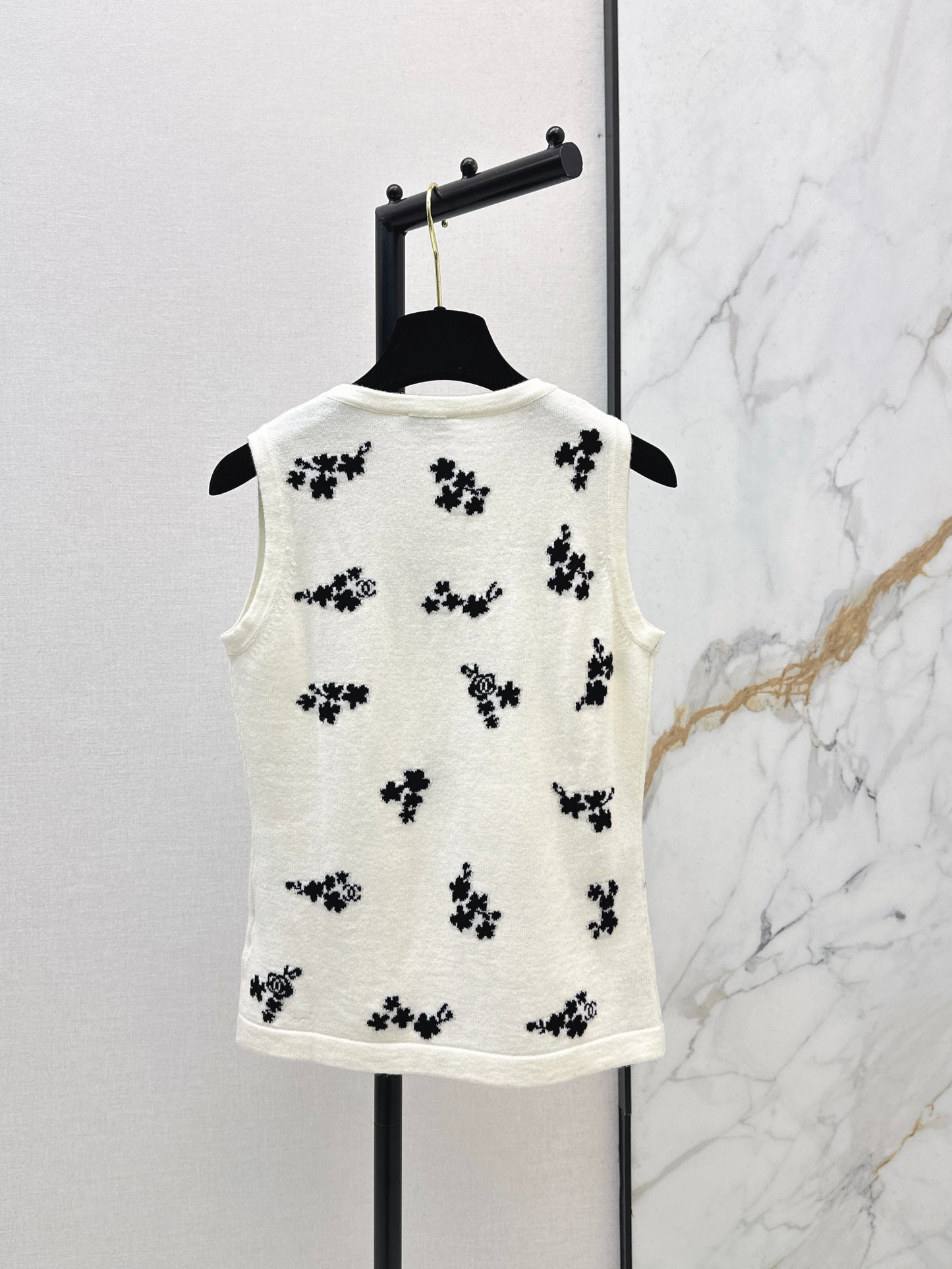26SS NEW Embroidered knitted vest