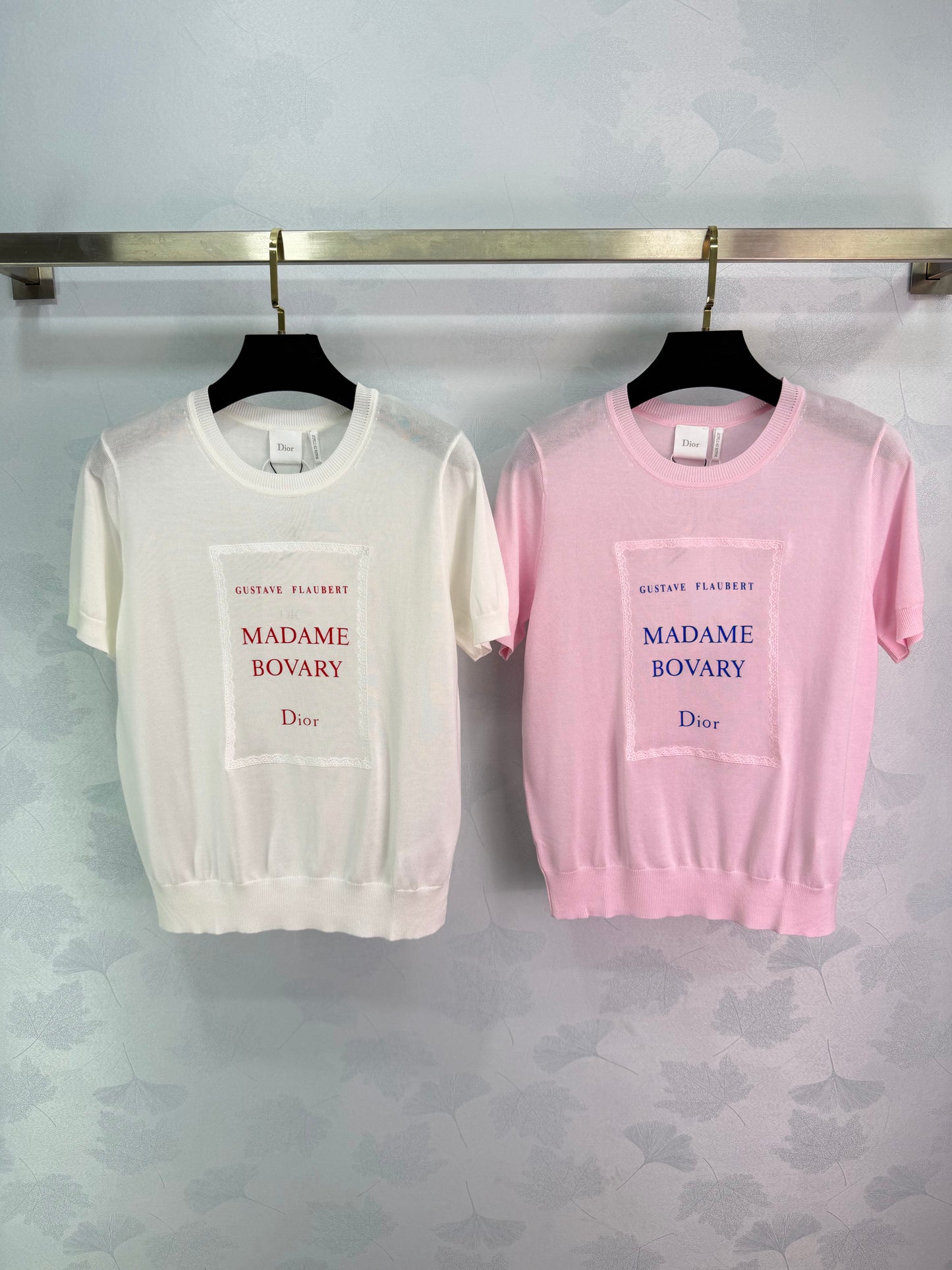 26SS NEW Crew neck logo knitted short sleeves