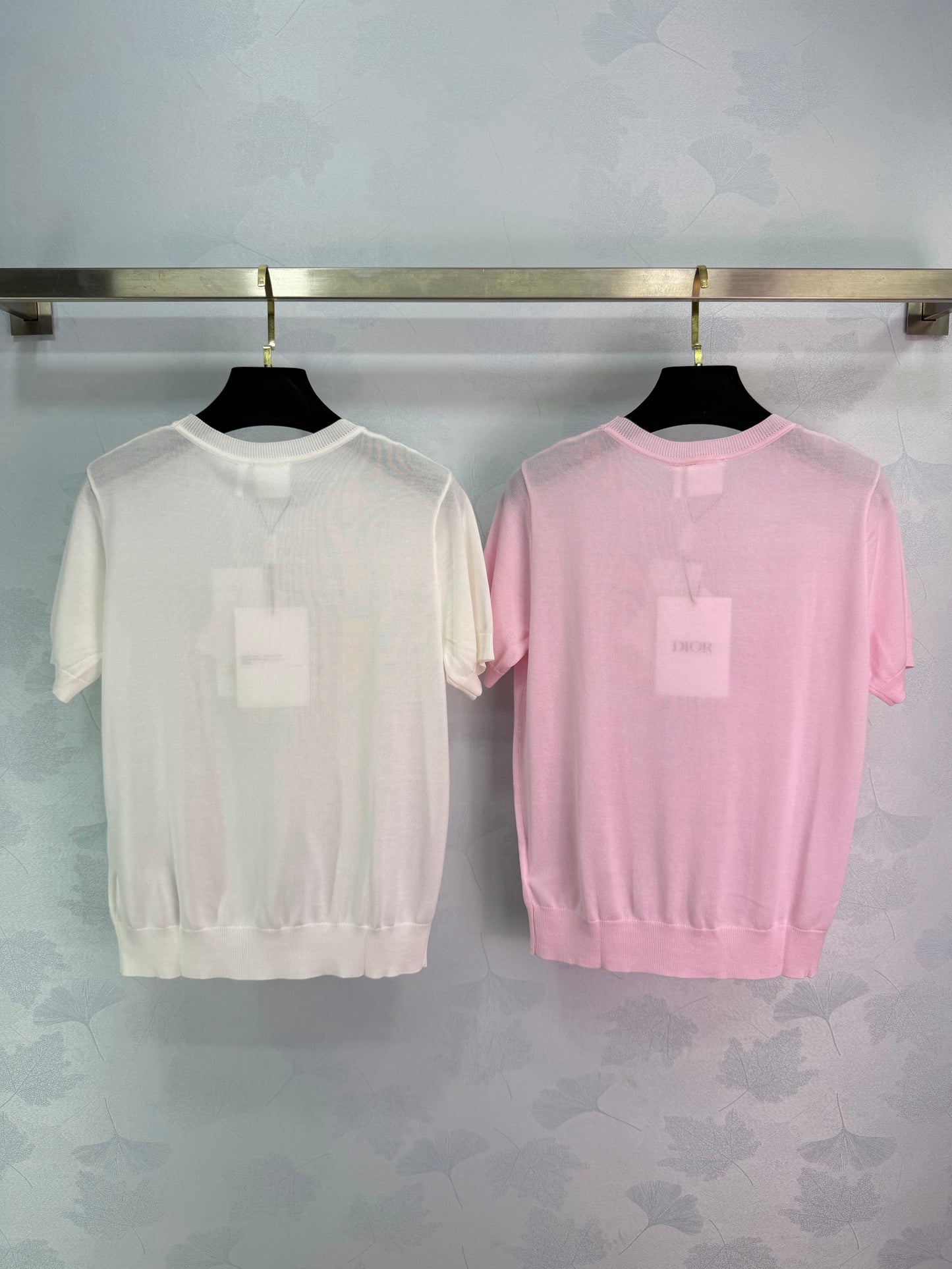 26SS NEW Crew neck logo knitted short sleeves