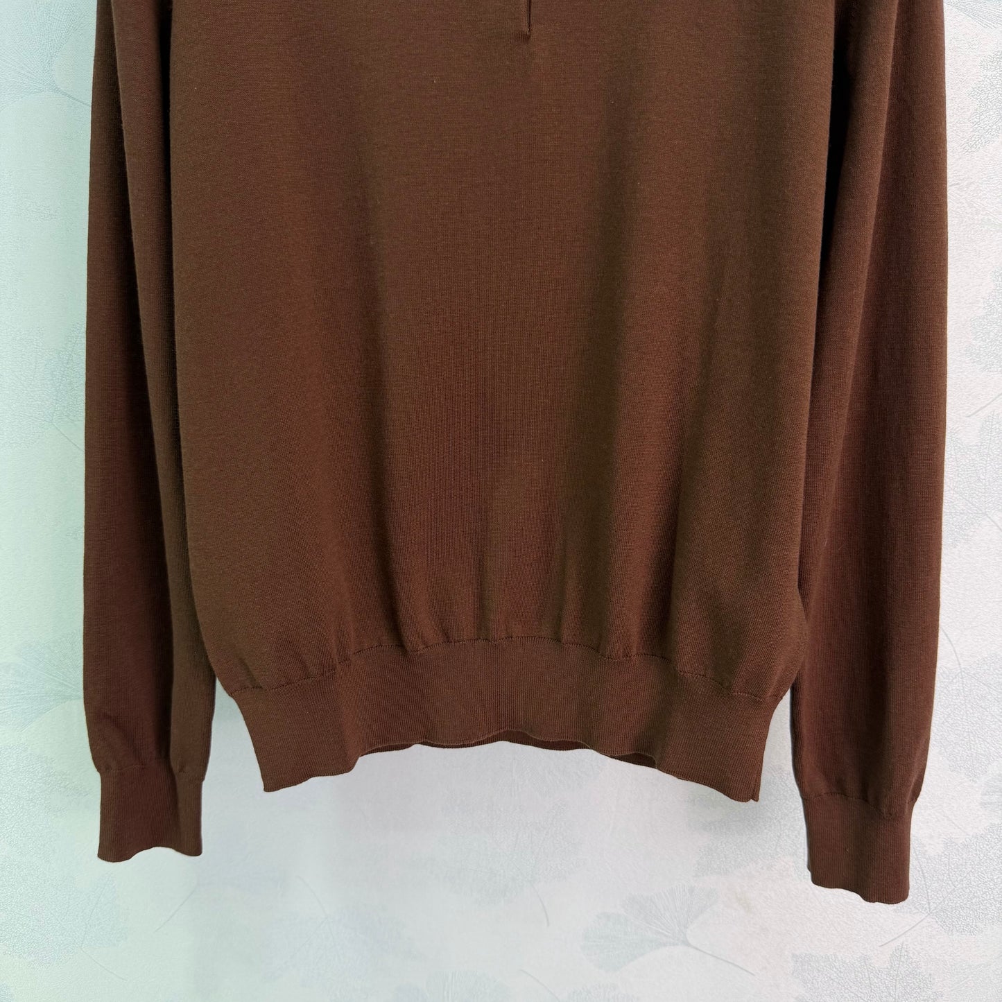 26SS NEW Brown knitted Polo shirt