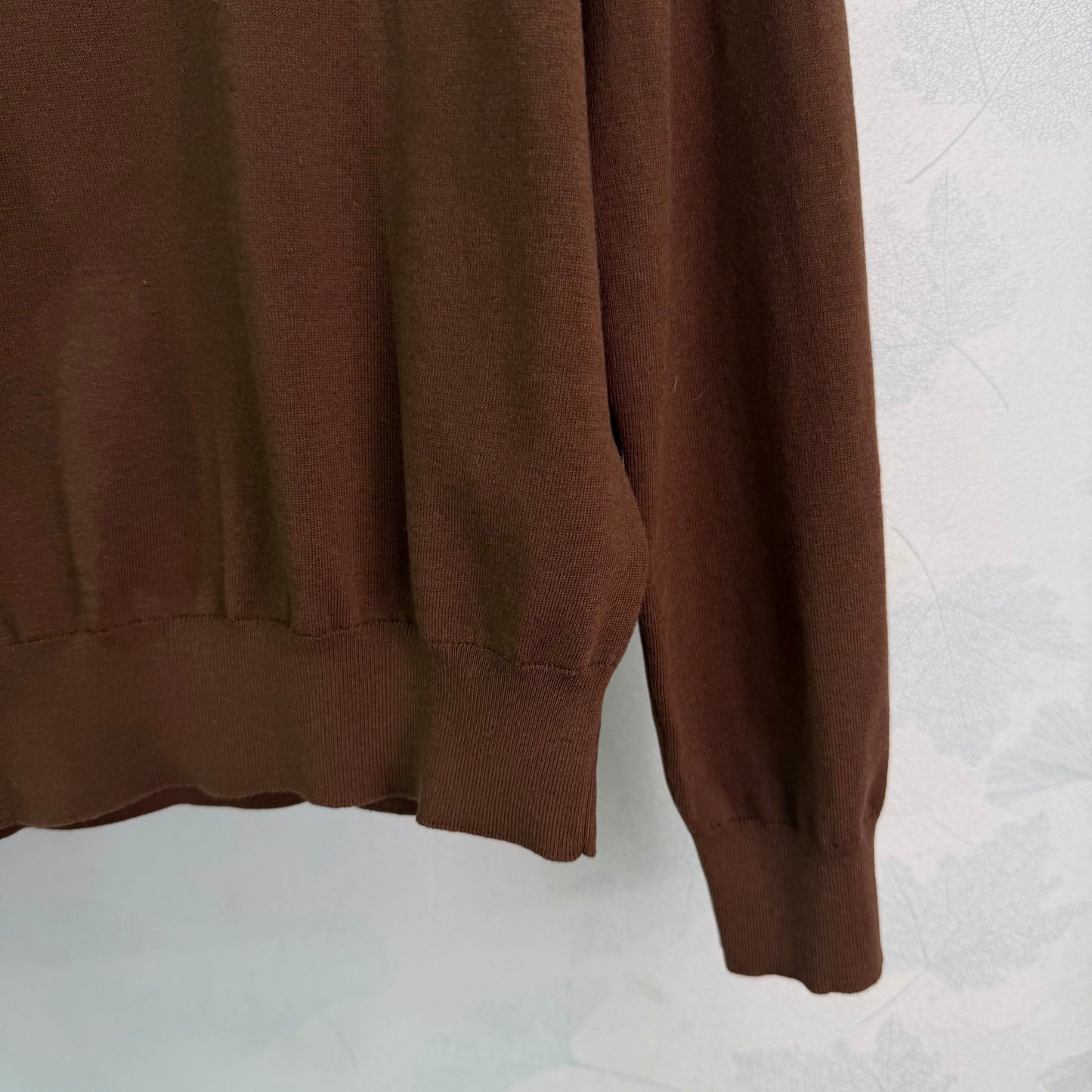 26SS NEW Brown knitted Polo shirt