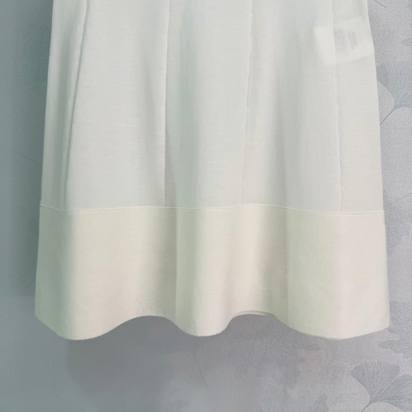 26SS NEW Black and white striped tennis skirt at waist