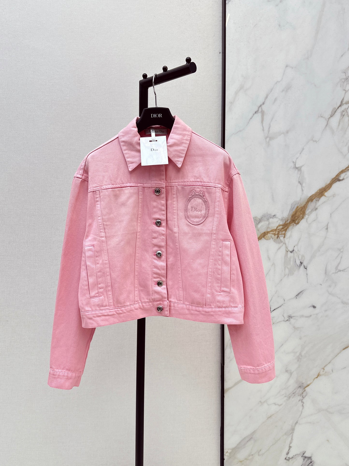 26SS NEW missd series age-reducing pink denim jacket