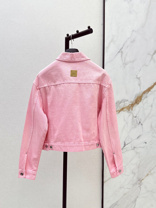 26SS NEW missd series age-reducing pink denim jacket