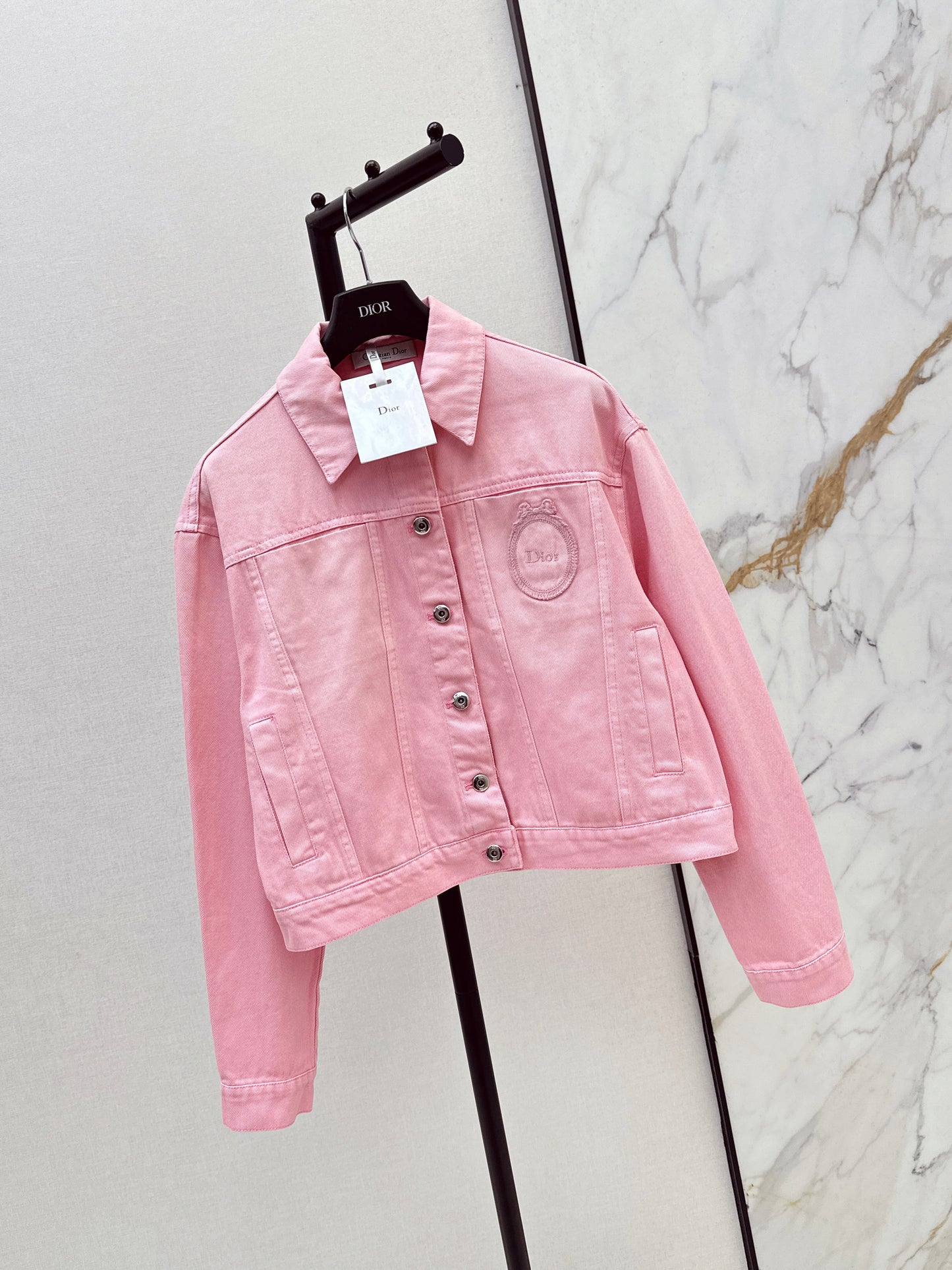 26SS NEW missd series age-reducing pink denim jacket