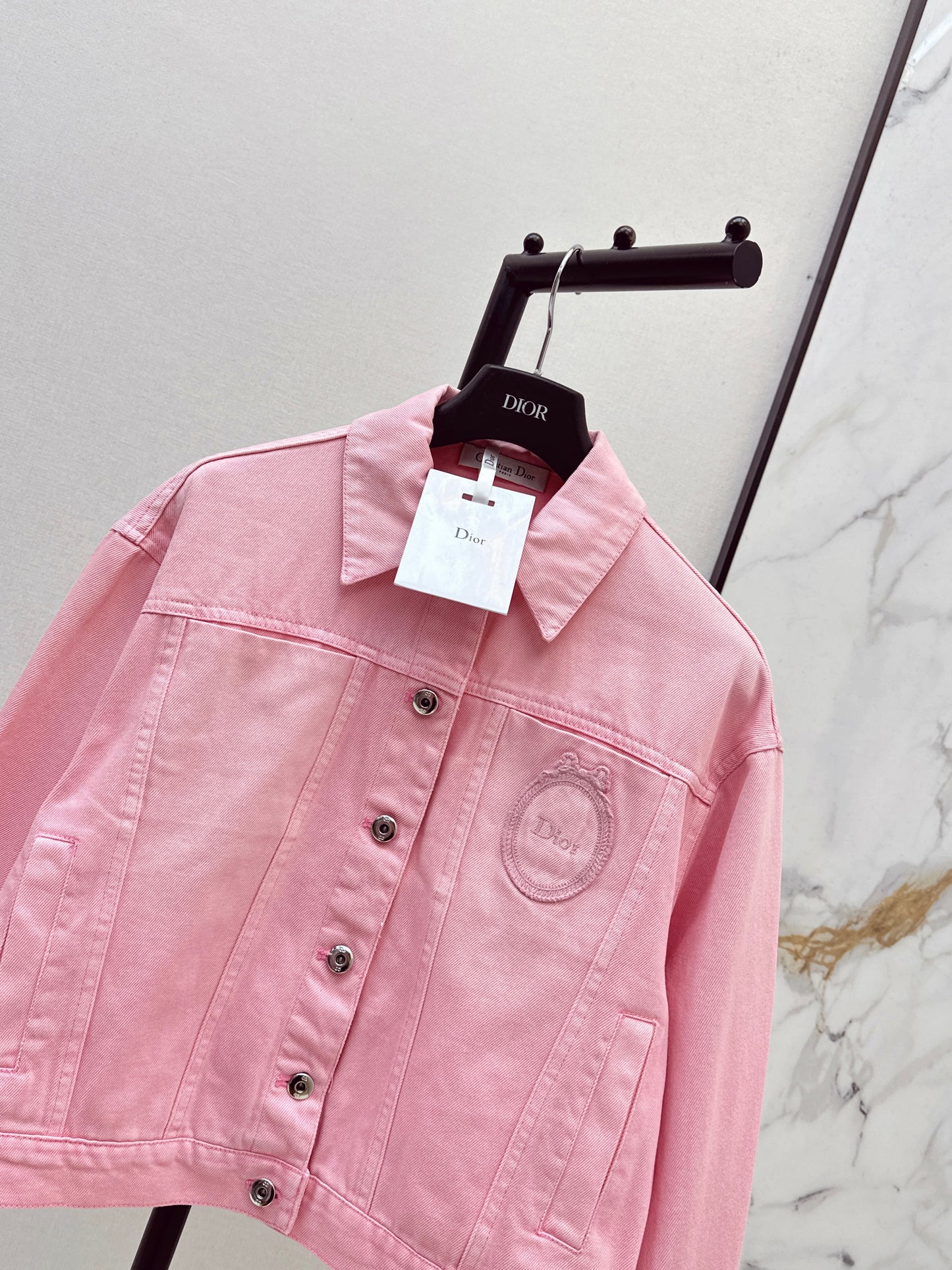 26SS NEW missd series age-reducing pink denim jacket