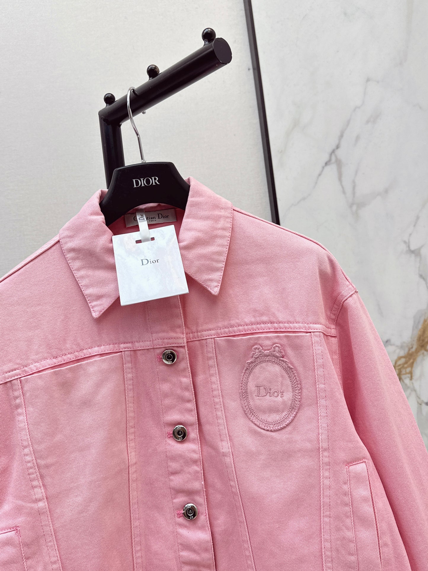 26SS NEW missd series age-reducing pink denim jacket