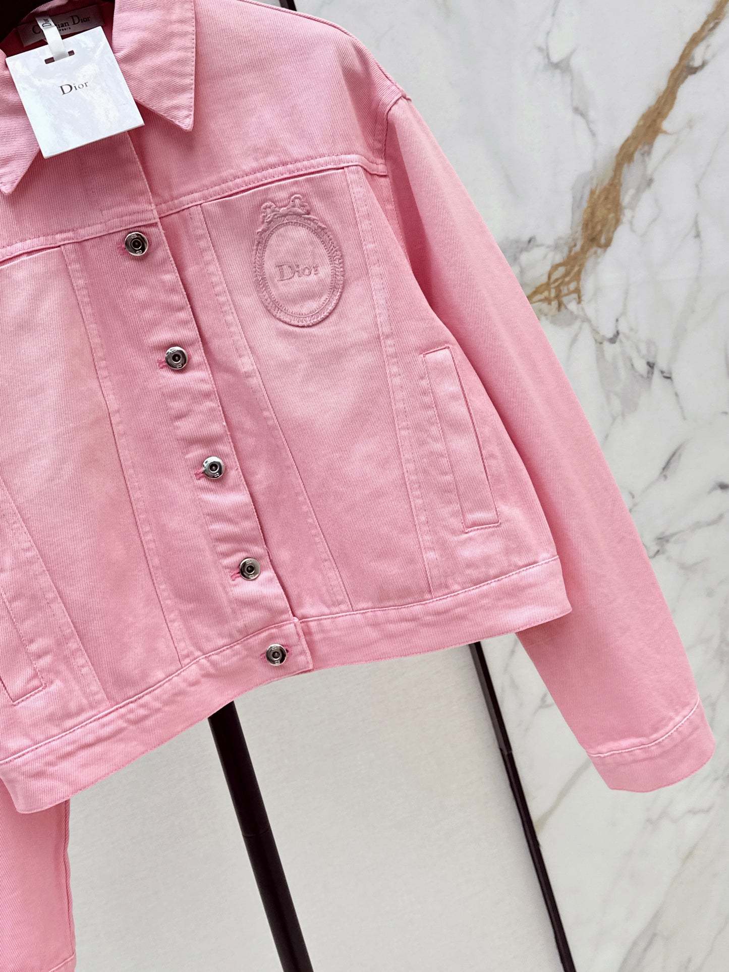 26SS NEW missd series age-reducing pink denim jacket