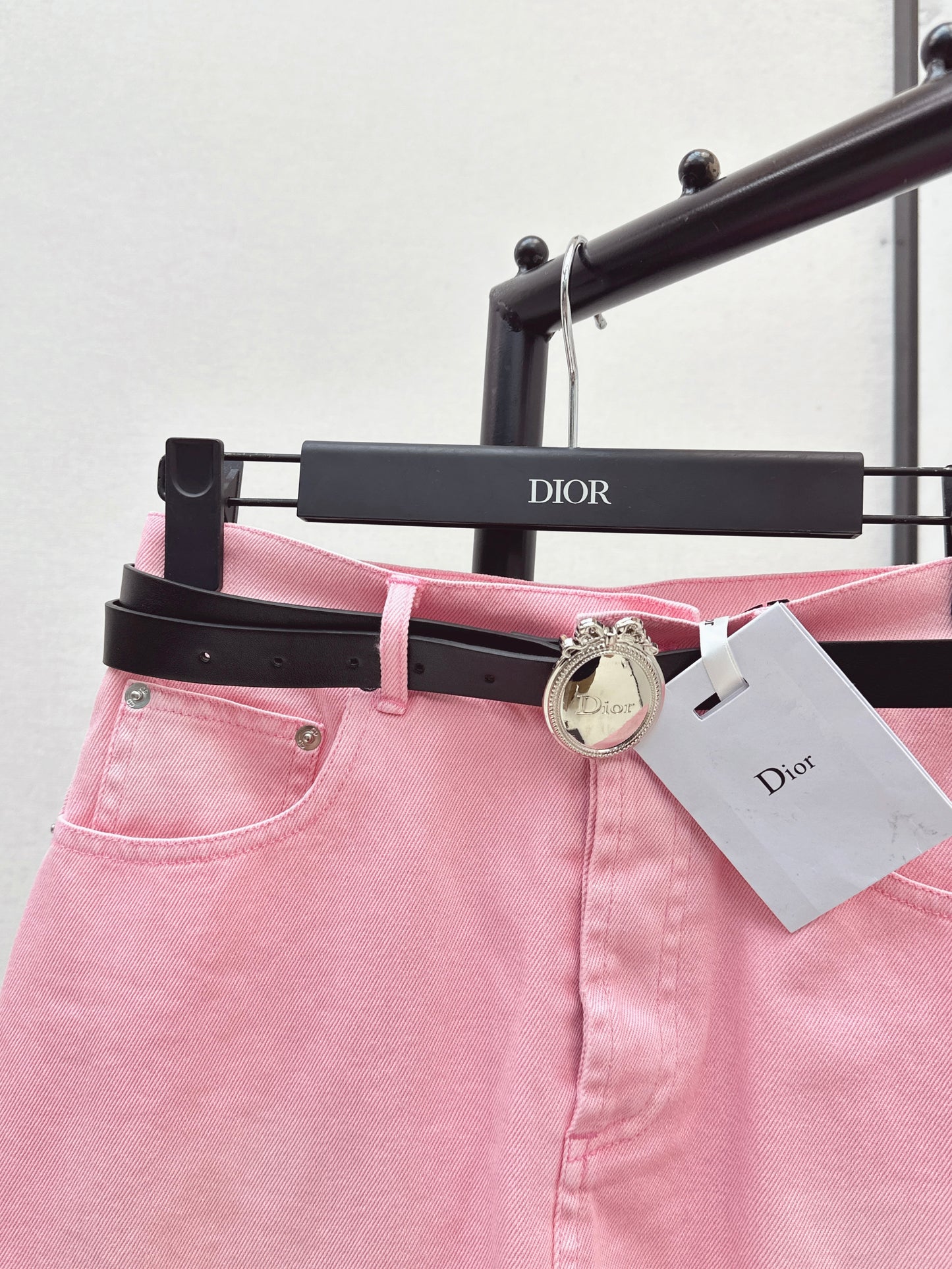 26SS NEW missd series age-reducing pink denim skirt