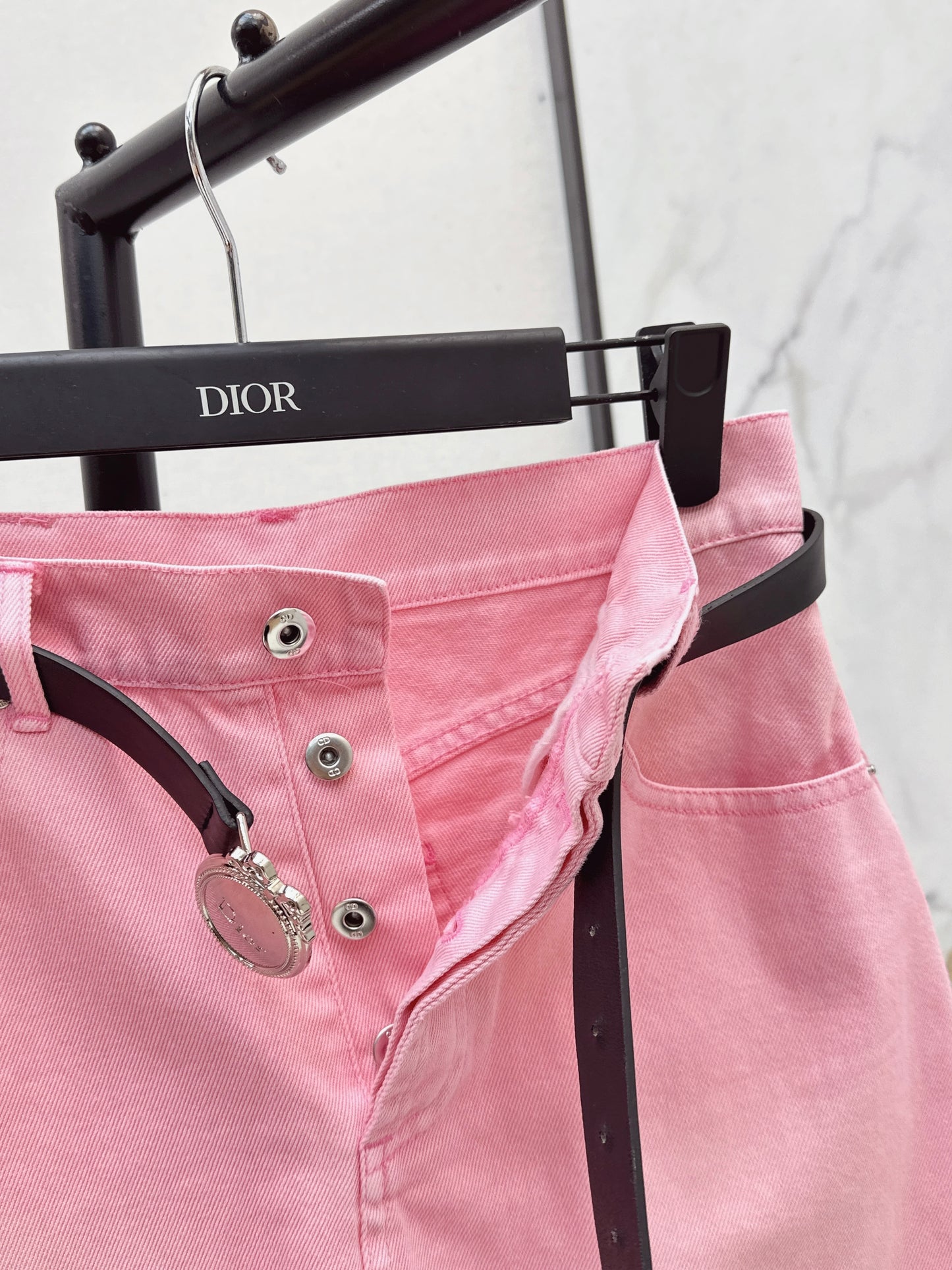 26SS NEW missd series age-reducing pink denim skirt