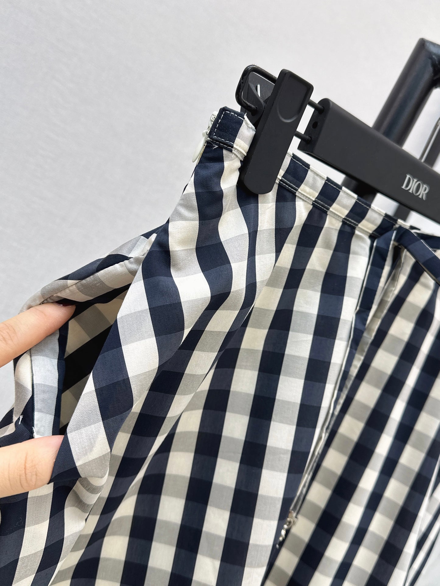 26SS NEW plaid umbrella skirt