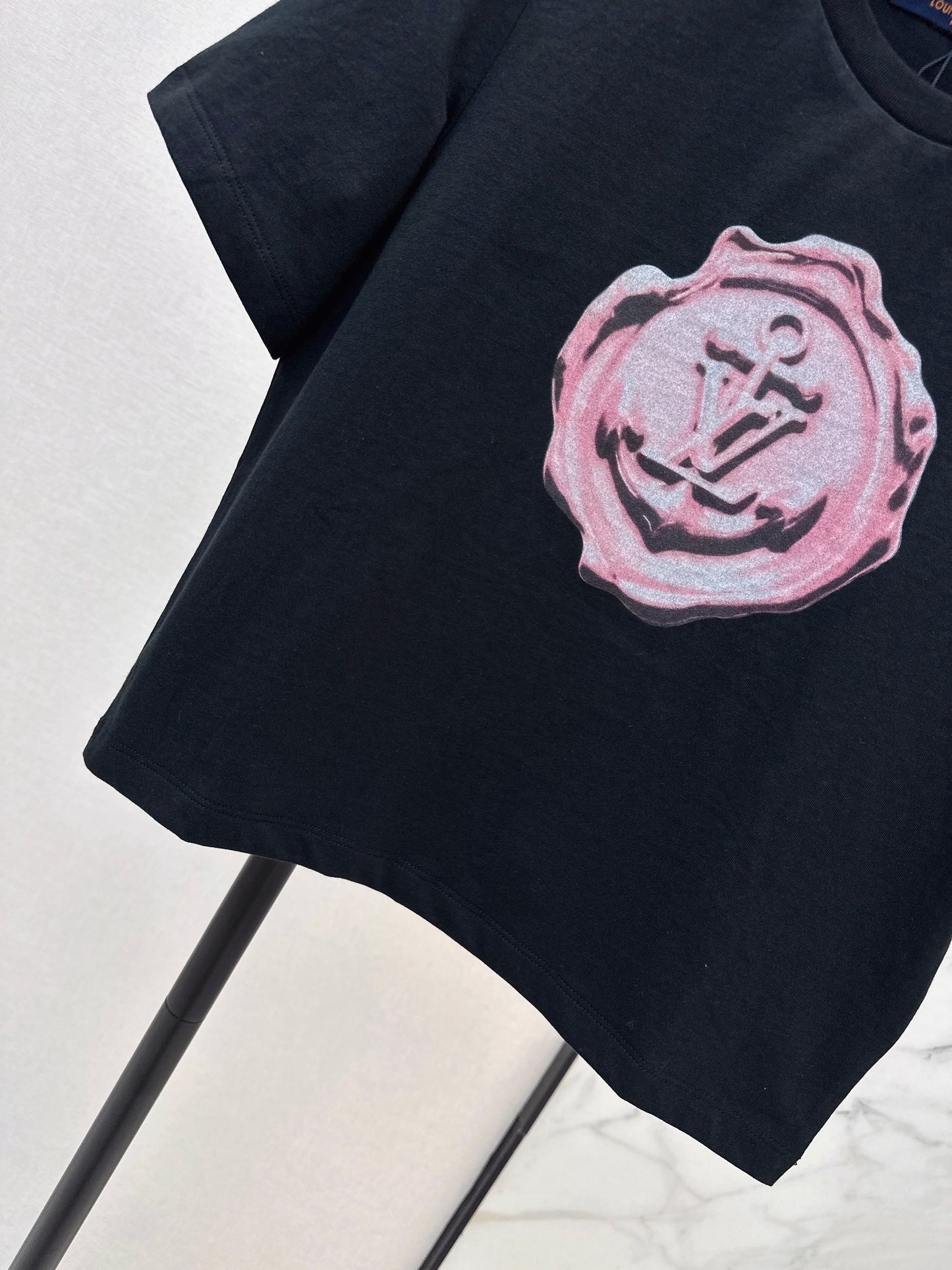26SS NEUES kurzärmeliges bedrucktes T-Shirt