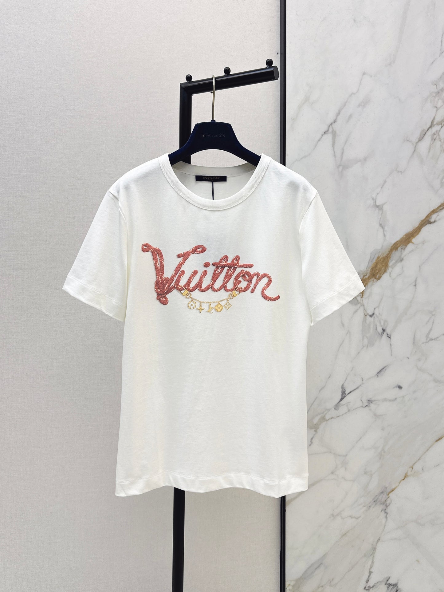 26SS NEUES T-Shirt mit Logo-Buchstabendruck