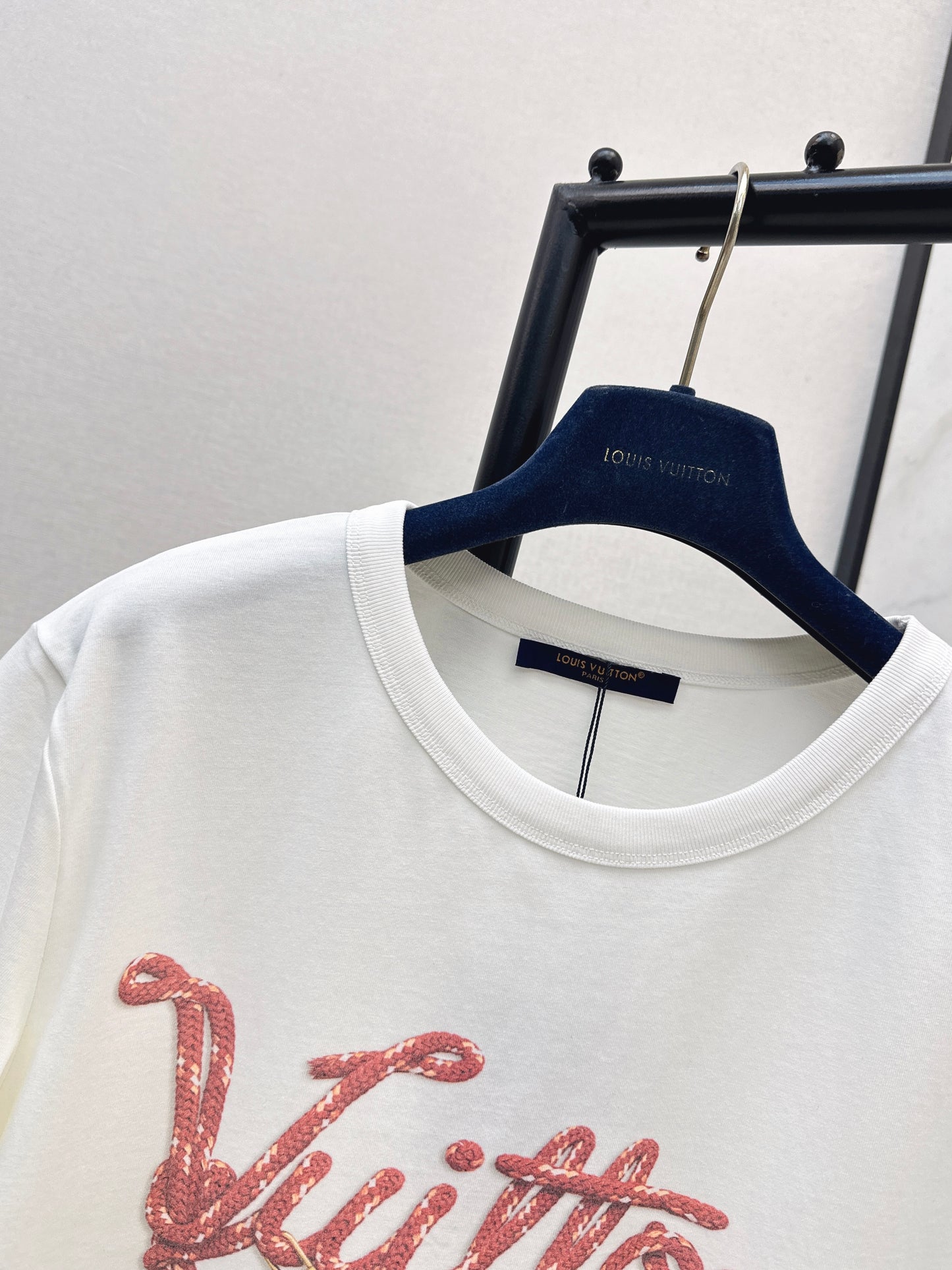 26SS NEUES T-Shirt mit Logo-Buchstabendruck
